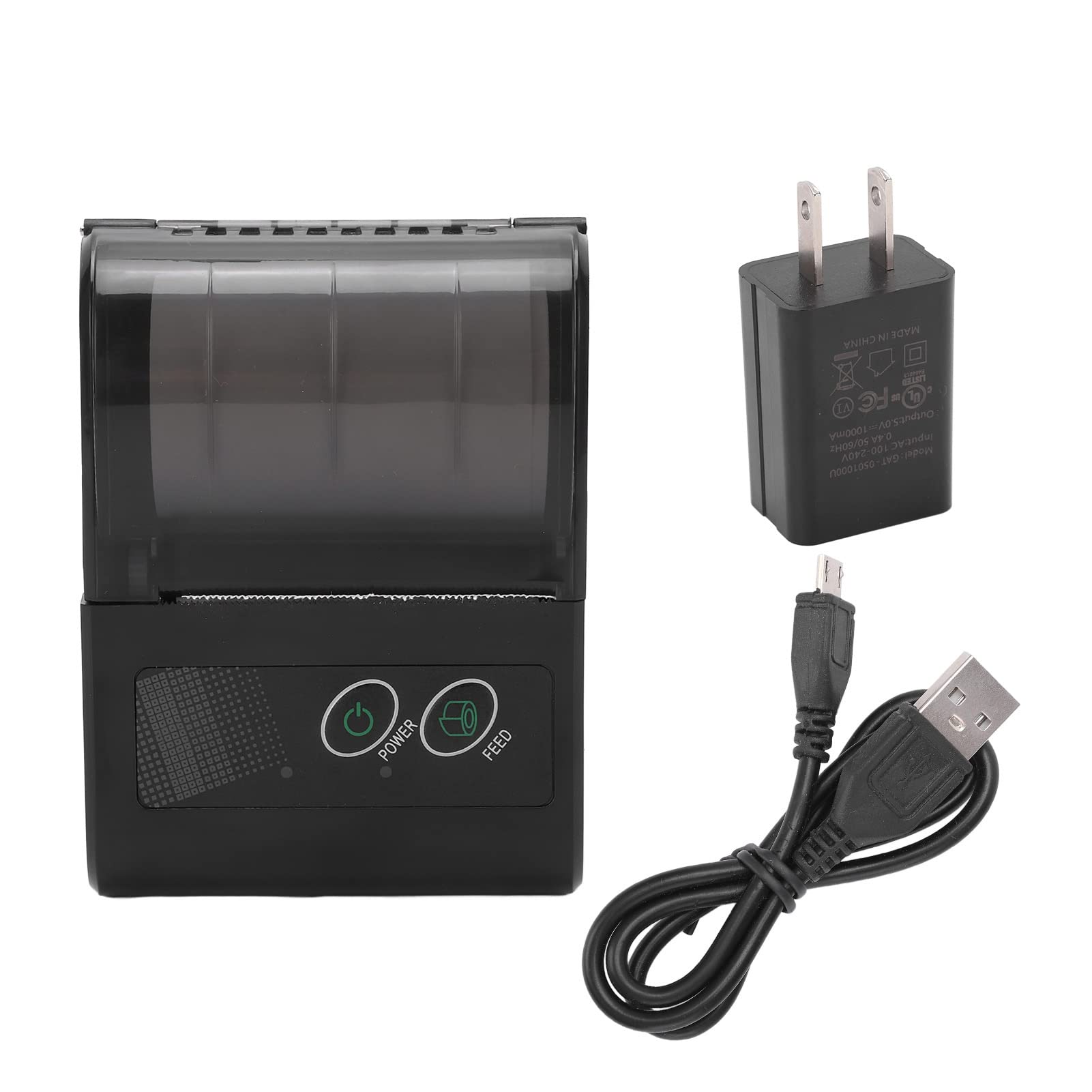 Wireless Bluetooth Thermal Receipt Printer - Portable Mini POS Printer for Supermarkets, Restaurants & Retail Stores | Mobile Ticket & Invoice Printing | Compatible with iOS & Android Devices | Perfect for On-the-Go Business Transactions