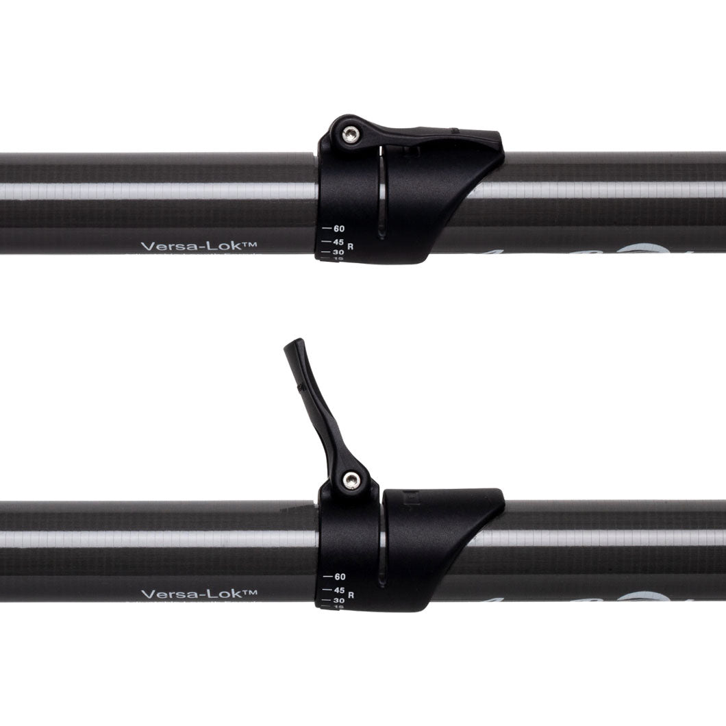 Aqua Bound Whiskey Carbon Straight Shaft Versa Lok 2-Piece Kayak Paddle - Lightweight & Durable for Touring, Fishing & Recreational Kayaking