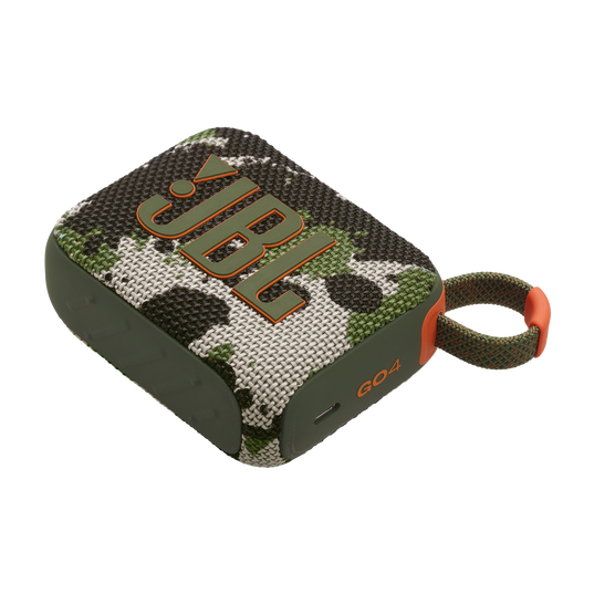 JBL GO 4 Portable Bluetooth Speaker - Waterproof, Wireless, Compact Design for Outdoor Adventures, Beach Parties & Travel