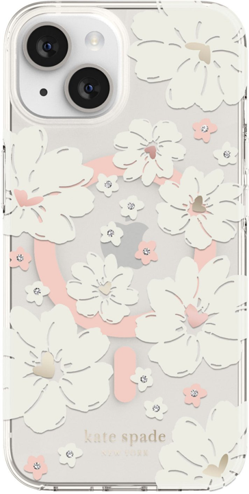 Kate Spade New York Floral MagSafe Case for iPhone 14 - Stylish Protective Cover with Secure Magnetic Attachment - Perfect for Everyday Use, Work & Travel