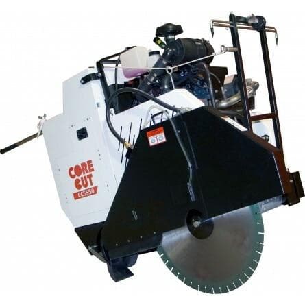 CC5555GK Heavy Duty Rear Pivot Walk Behind Concrete Saw - Professional Construction Equipment for Cutting Asphalt, Concrete & Pavement - Perfect for Road Repair, Demolition & Landscaping Projects