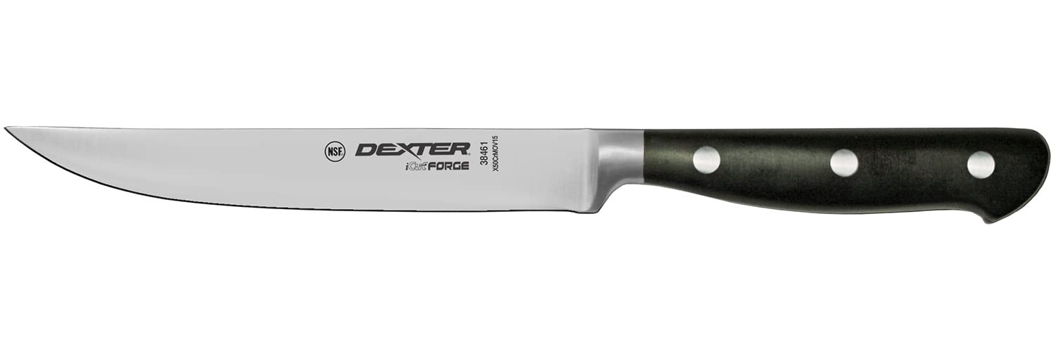 Dexter 38461 5-Inch Utility Knife - Sharp Stainless Steel Blade for Kitchen, Camping, and DIY Projects