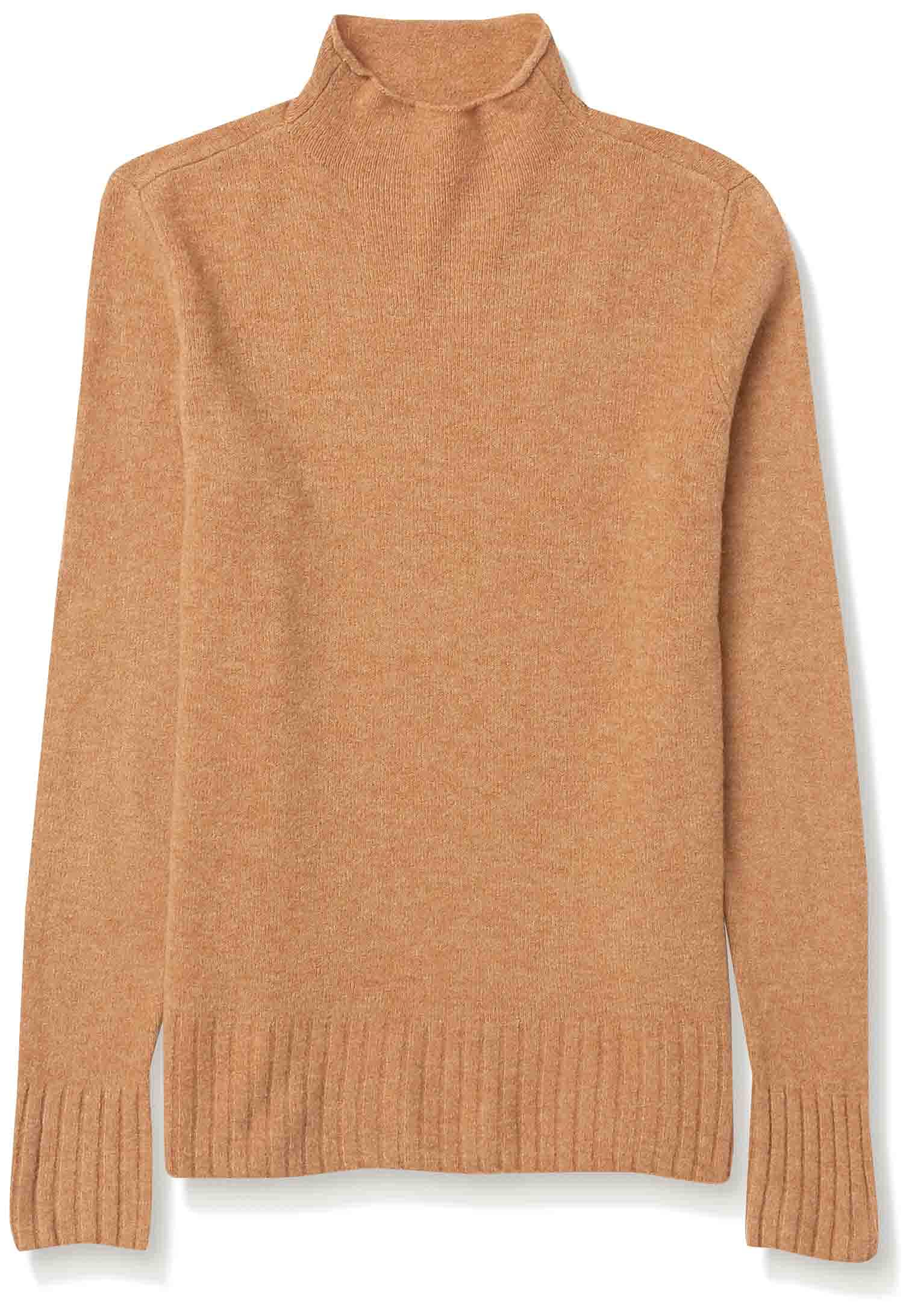 Goodthreads Women's Mid-Gauge Stretch Funnel Neck Sweater - Cozy Winter Pullover for Casual Outfits & Office Wear