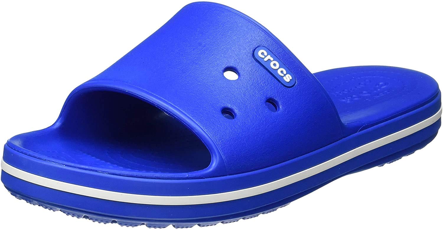 Crocs Unisex-Adult Crocband 3 Slide Sandals - Comfortable Lightweight Slip-On Water Shoes for Men & Women - Perfect for Beach, Pool, and Casual Wear