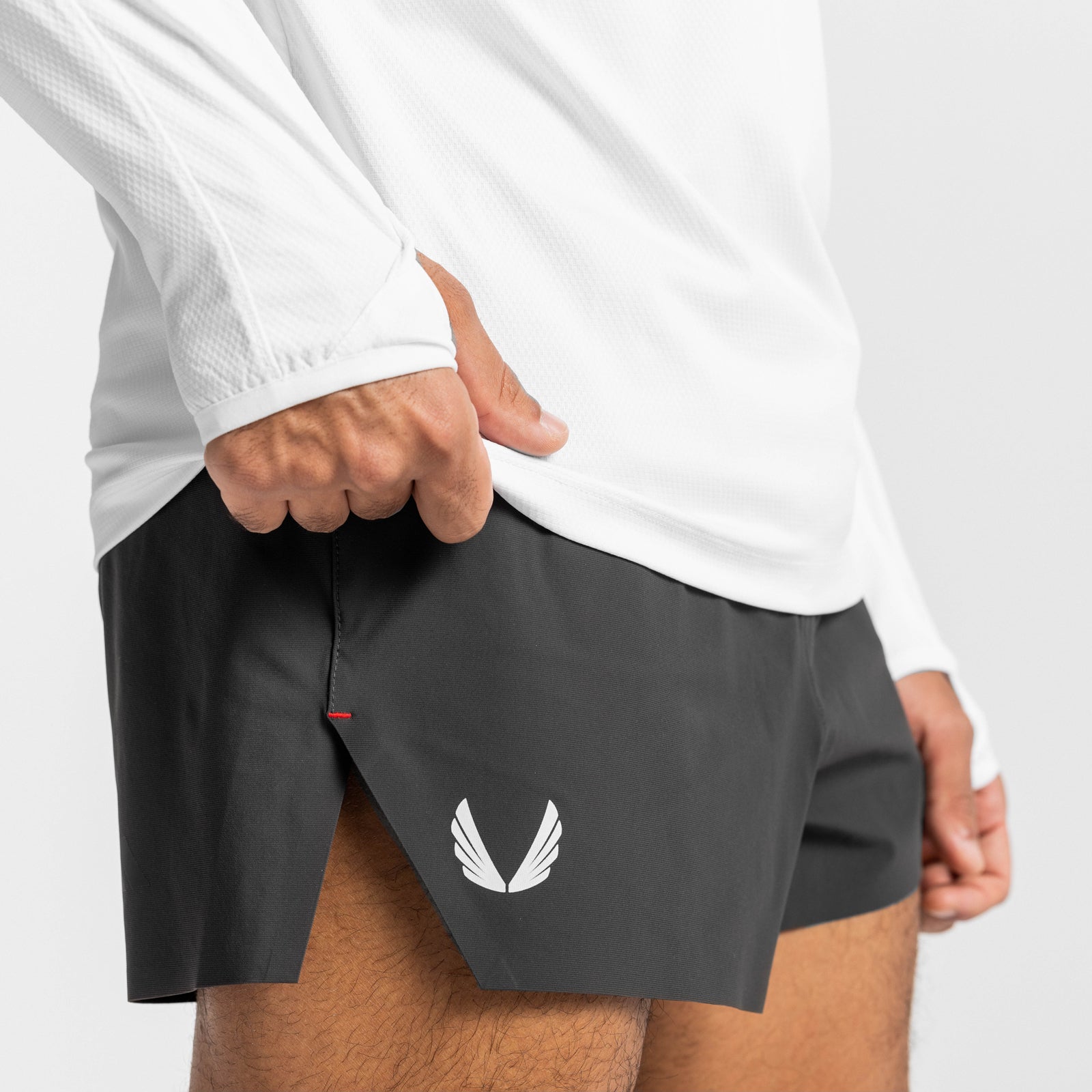 Tetra Lite® Laser Cut 3 Short Space Grey - Premium Men's Running Shorts for Gym, Jogging & Outdoor Workouts
