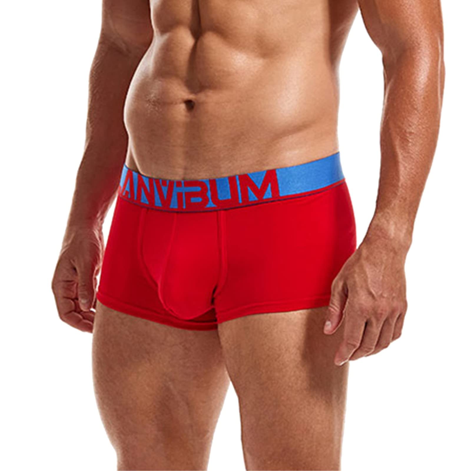 **Men's Sexy Boxer Shorts - Breathable Cotton Underwear for Casual & Holiday Wear - Comfortable Men's Underpants for Daily Use, Sleep & Travel**