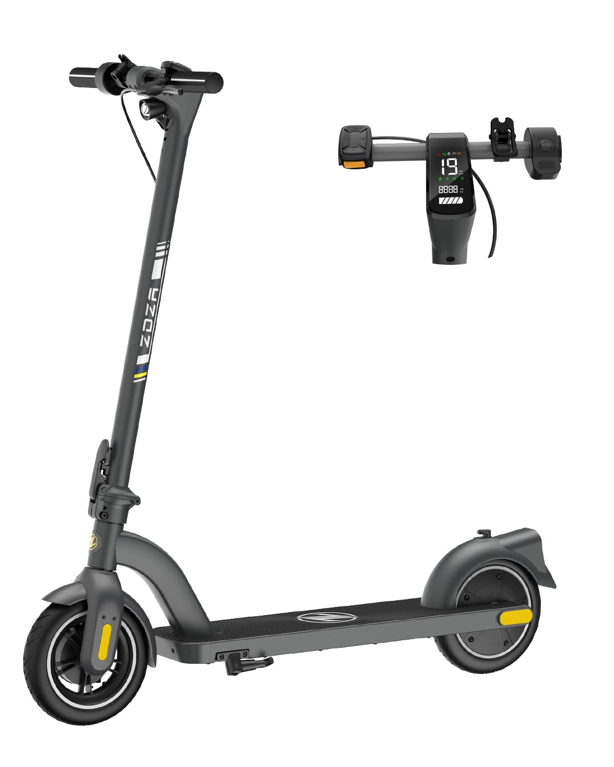 ZD01 Electric Scooter for Adults - 500W Peak Motor, 19 MPH Speed & 12-15 Mile Range | 8.5