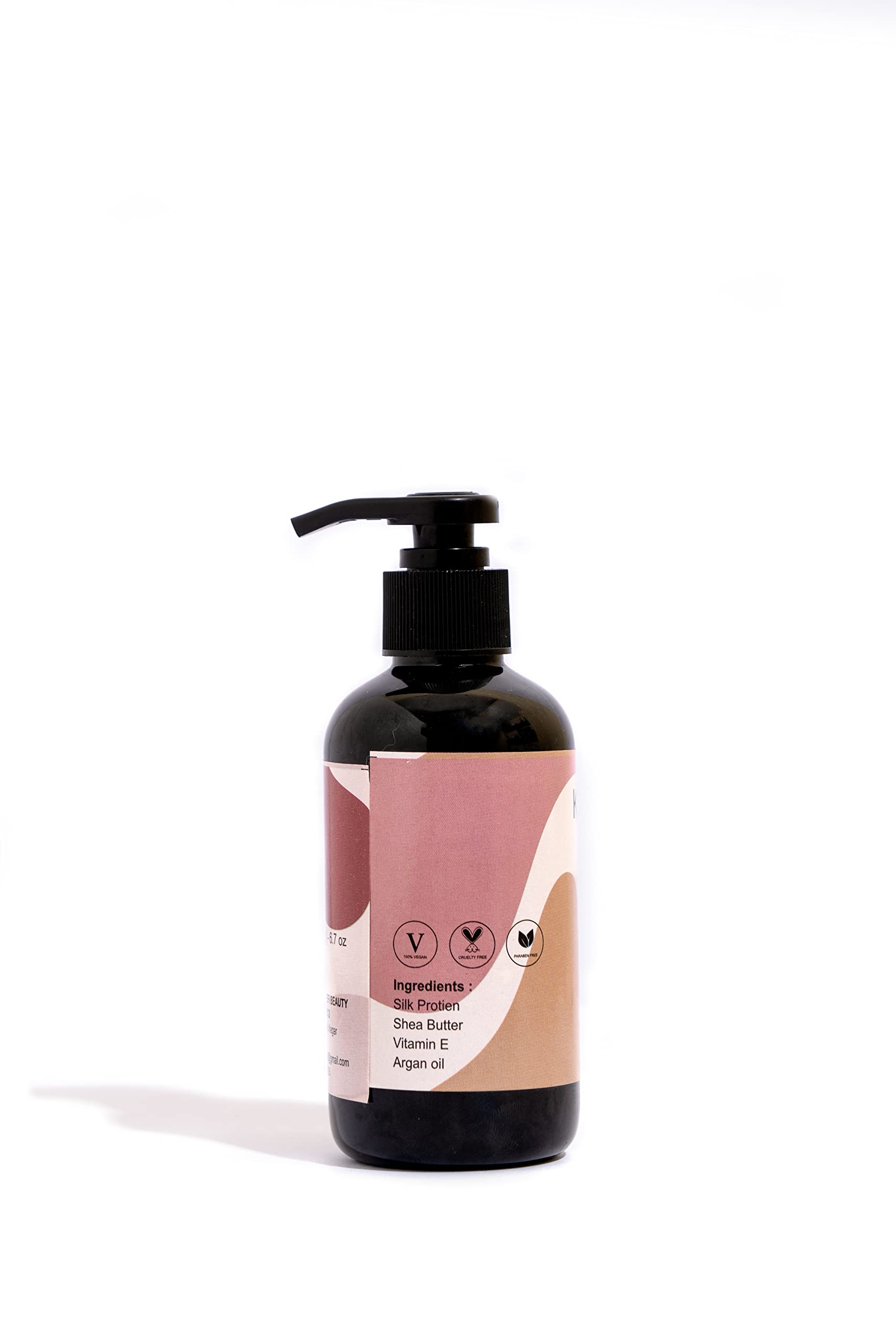 KEFI BEAUTY Nourishing Hair Conditioner for Men & Women - Shea Butter, Silk Protein, Argan Oil & Vitamin E - 200ml for Silky Smooth, Frizz-Free Hair - Perfect for Daily Hair Care & Damaged Hair Repair