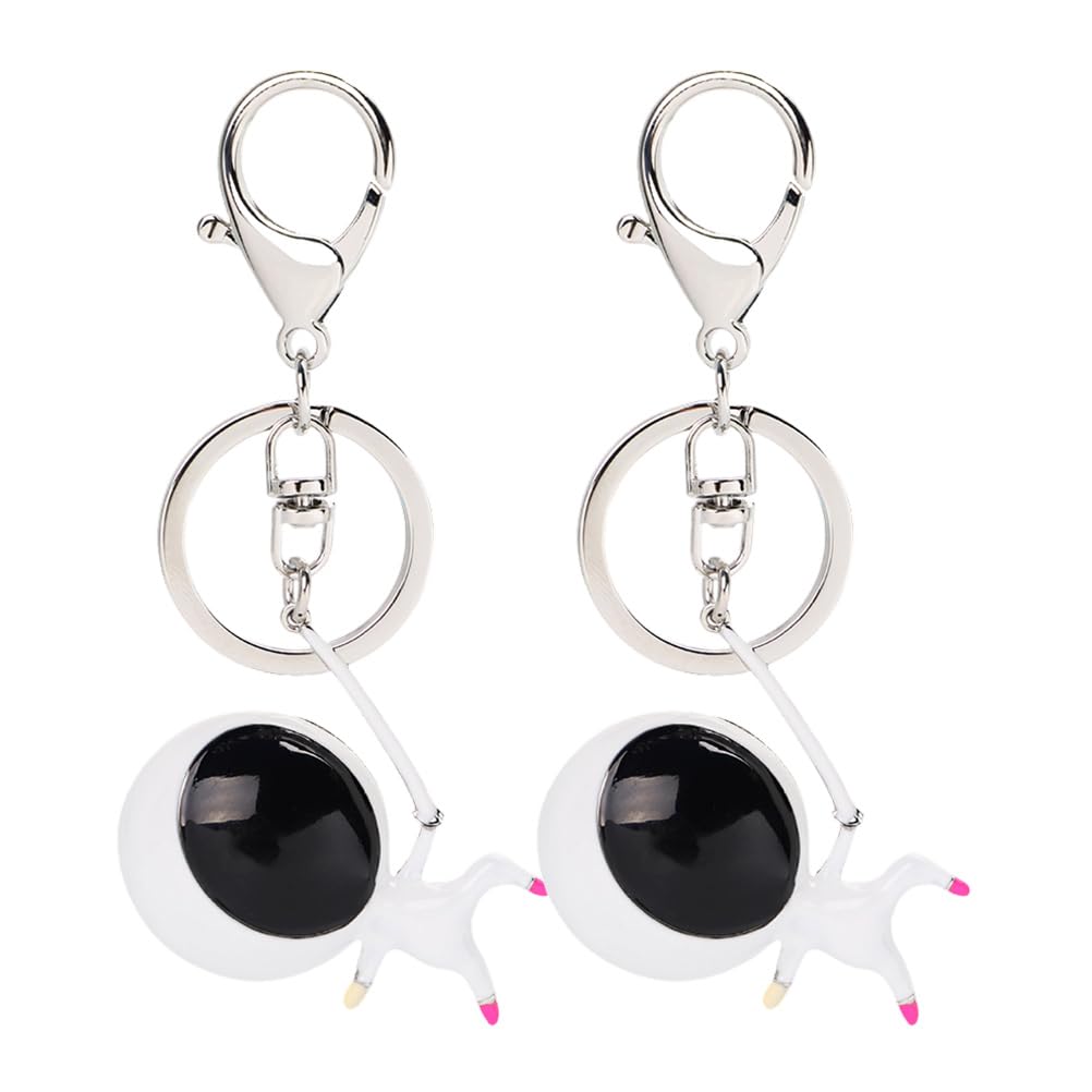 LUOZZY 2 Pcs Fencing Keychains - Durable Fencing Players Keychains for Backpack, Purse, Bag Hanging Decorations - Perfect for Sports Enthusiasts and Gift Giving