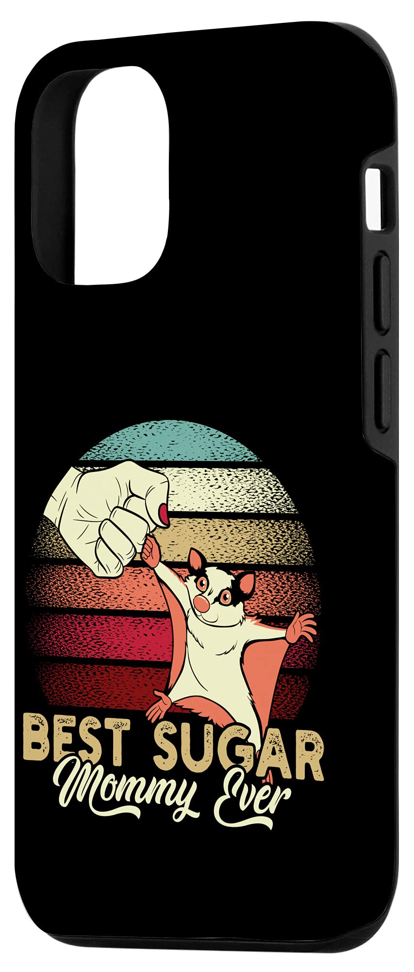 iPhone 12/12 Pro Cute Sugar Glider Mom Case - Perfect Gift for Pet Owners & Animal Lovers - Durable Phone Cover for Daily Use, Travel & Outdoor Adventures