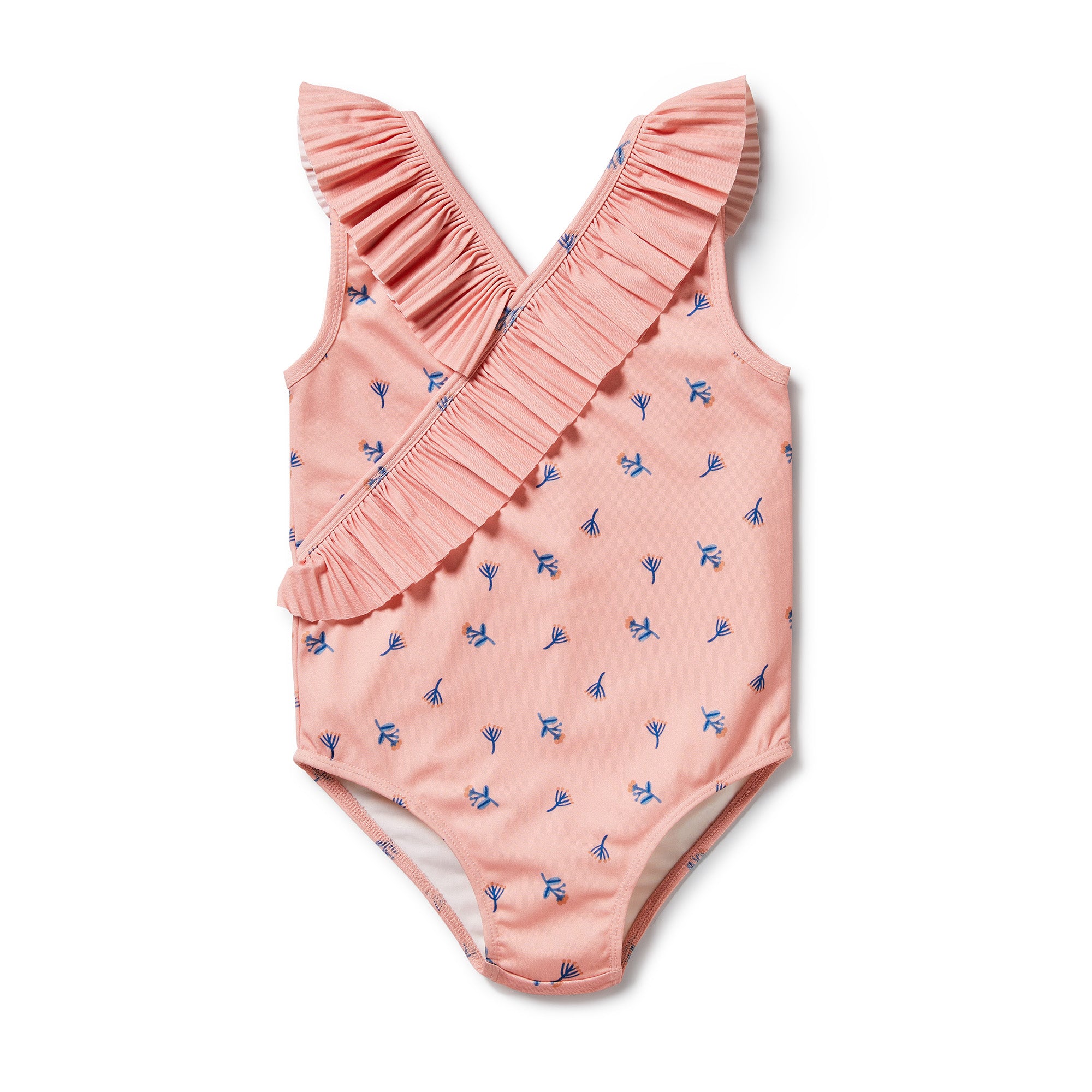 Little Flower One Piece Swimsuit for Women - Floral Print Bathing Suit with Adjustable Straps & High Waist Design - Perfect for Beach, Pool, Summer Vacation & Swimwear Fashion
