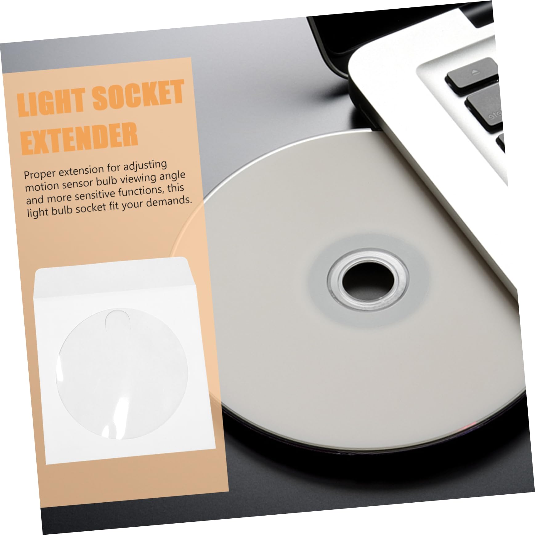 100 Pack MERRYHAPY DVD Storage Envelopes - Paper Sleeves & Organizing Cases for Home, Office & School Use - Perfect for DVD Collections, Document Filing & Media Organization