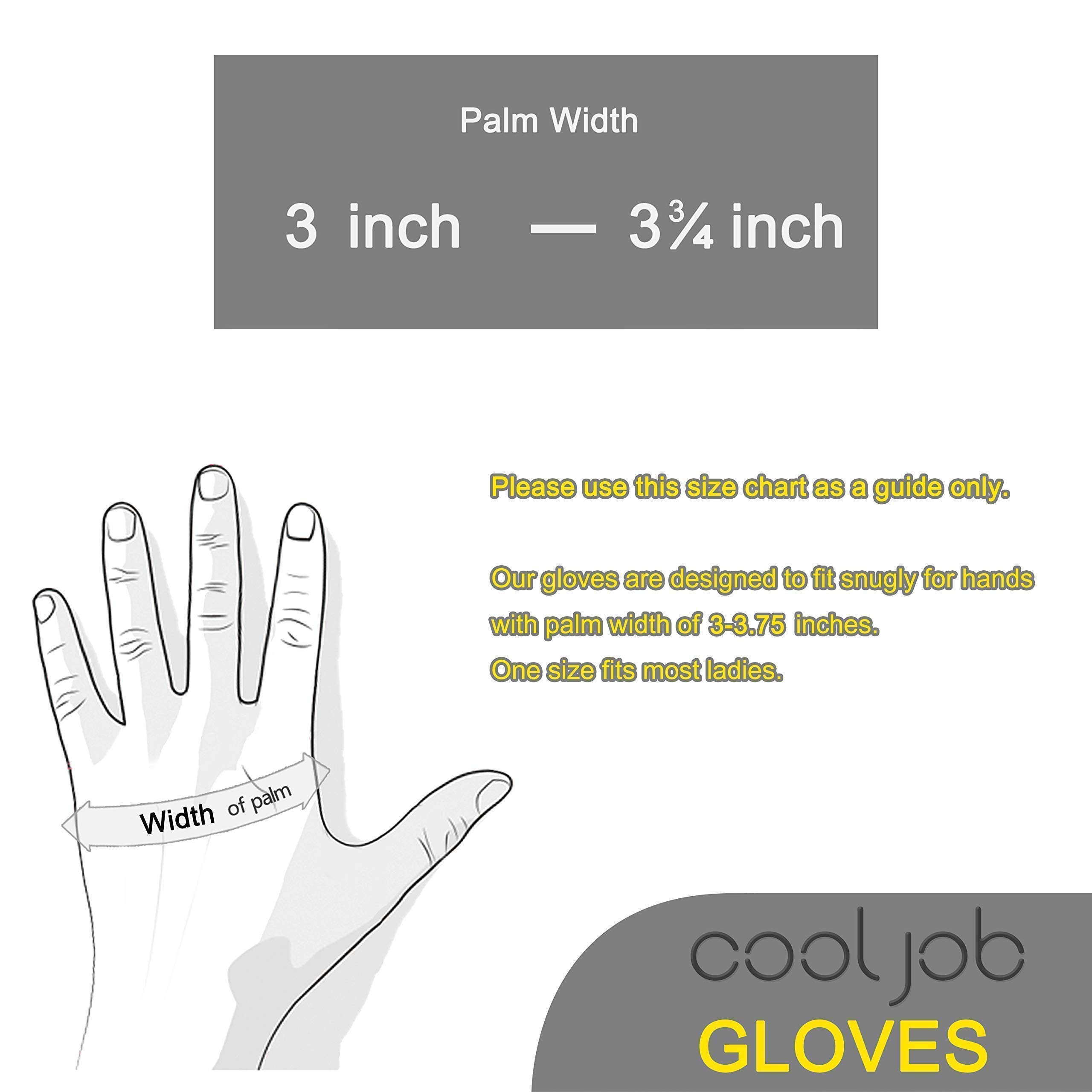 COOLJOB Women's Medium Gardening Gloves (6 Pairs) & Kids Gardening Gloves for Ages 2-5 (2 Pairs) - Family Pack for Planting, Weeding & Outdoor Activities