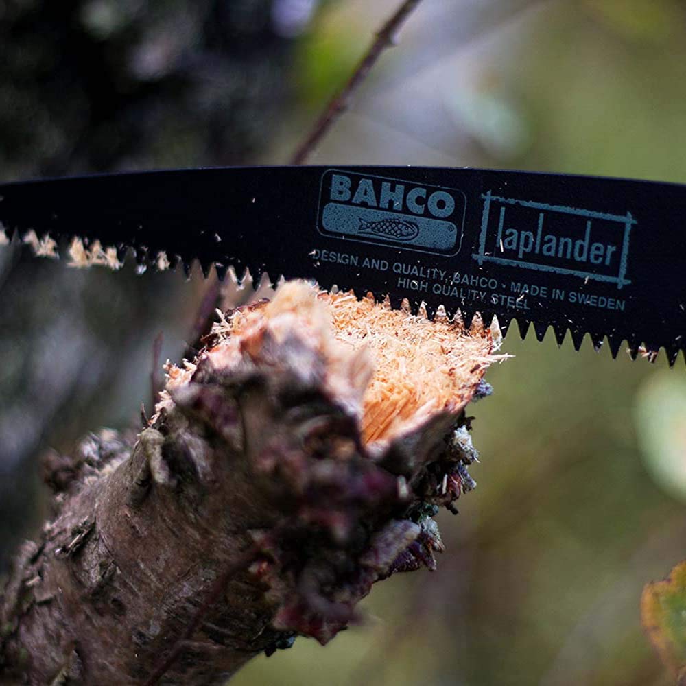Laplander Folding Saw with 7-1/2 Inch Blade & 7 TPI - Compact Bushcraft Saw for Camping, Hiking, and Outdoor Survival Gear