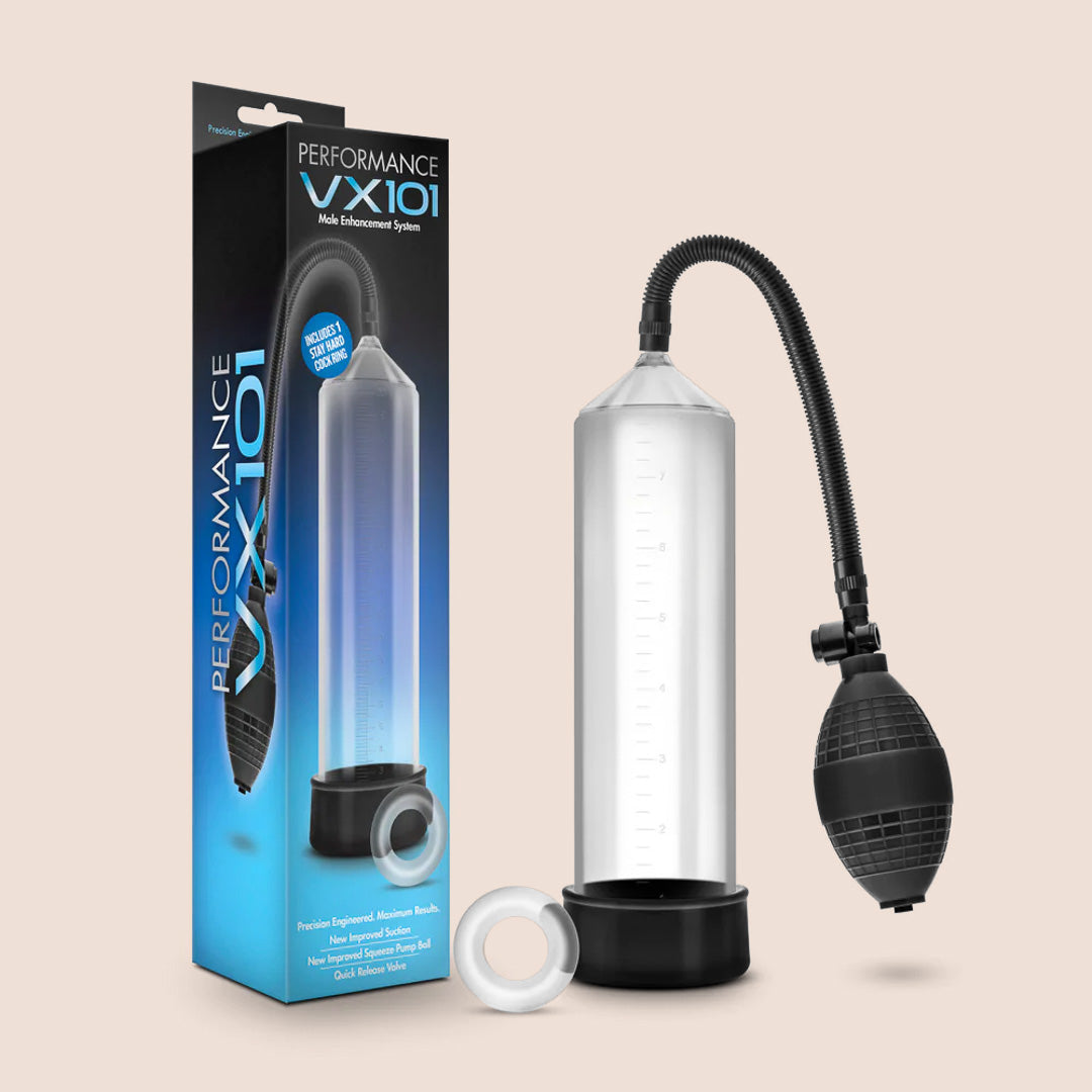 Performance VX101 Male Enhancement Pump for Men – Beginner Friendly Penis Pump for Improved Size & Stamina | Use at Home for Discreet & Effective Results