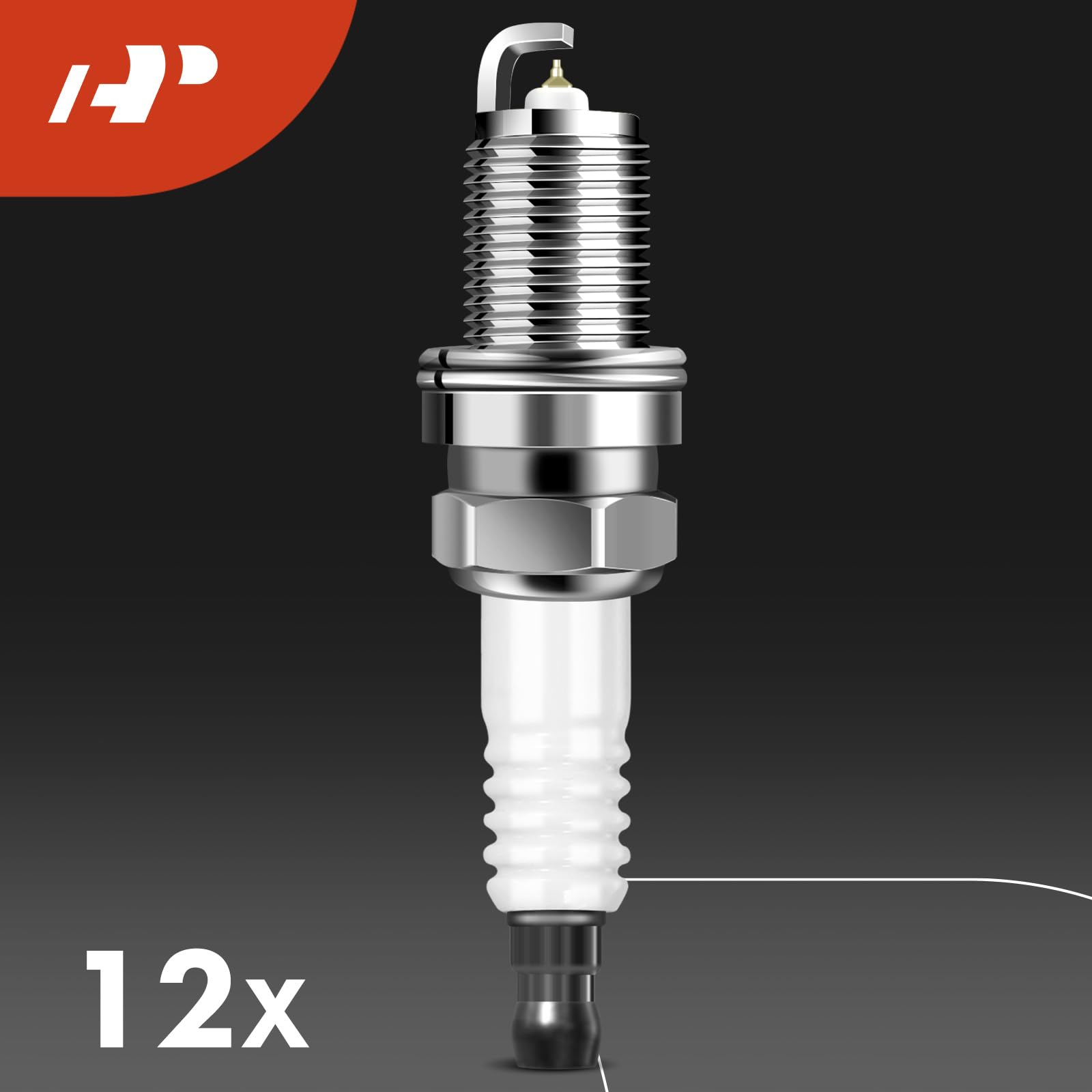 Premium Set of 12 Ignition Coil Pack & Iridium Spark Plugs for Mercedes-Benz CL600 E420 S420 S500 S600 SL500 SL600 - High Performance Replacement Parts for Smooth Engine Operation & Better Fuel Efficiency