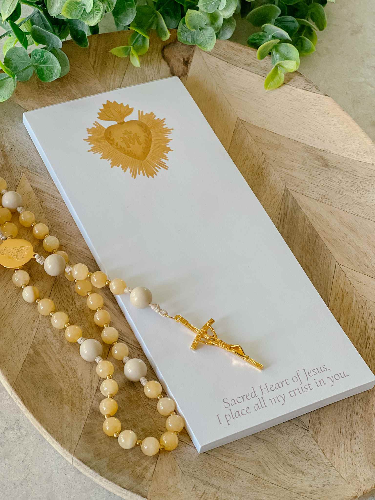 Sacred Heart Notepad - Religious Journal, Prayer Notebook, Catholic Writing Pad for Bible Study, Church Notes & Spiritual Reflection - Perfect for Worship, Devotion & Faith Journaling