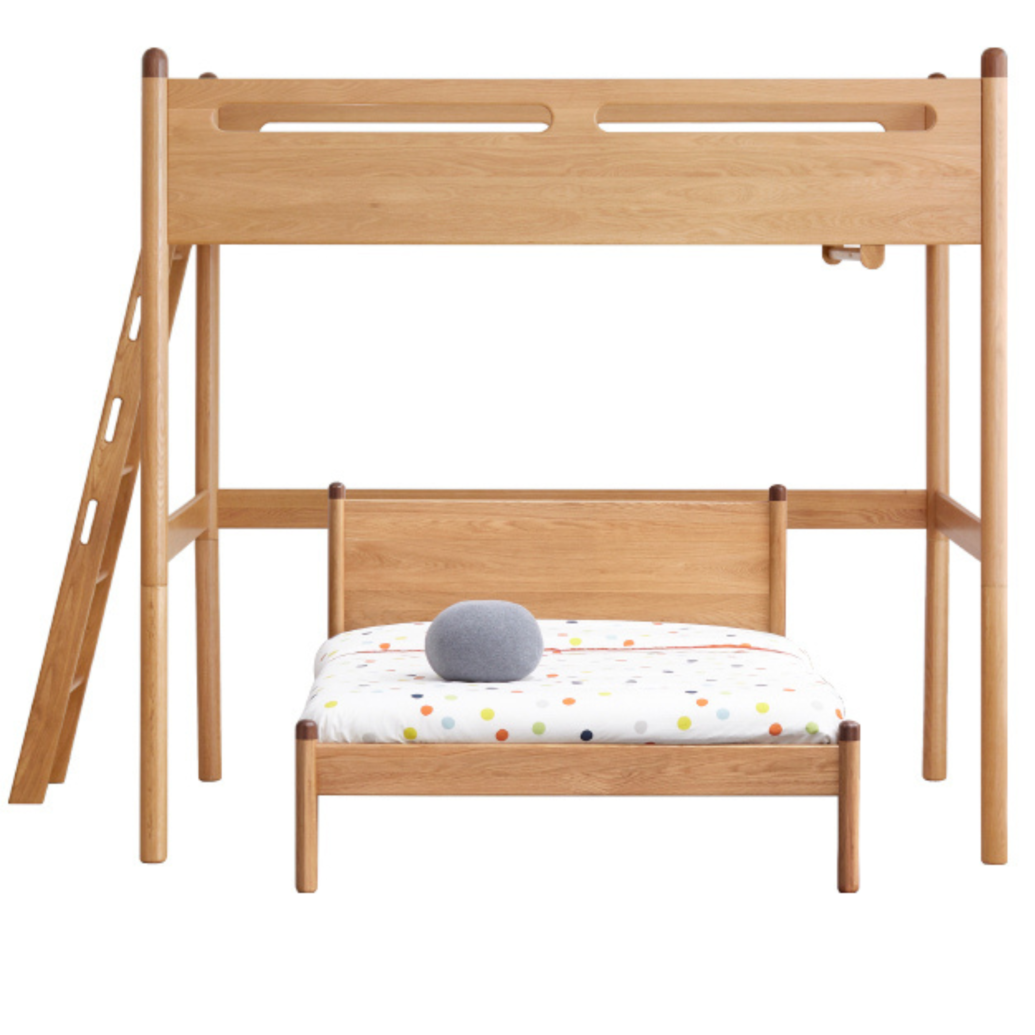 out of stockNatural Wood Color Bunk bed + children's bed