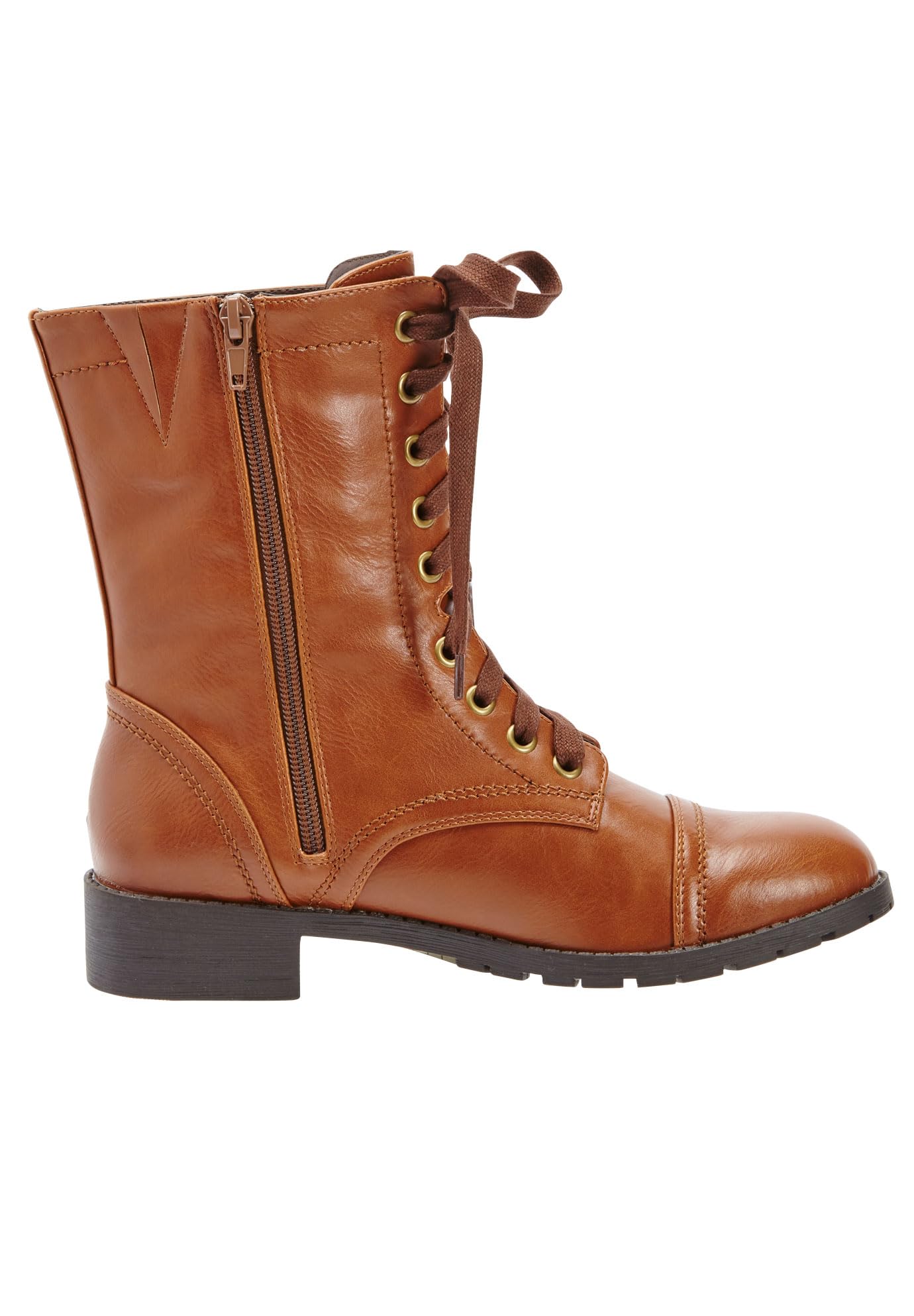 Comfortview Women's Wide Width The Britta Boot - Waterproof Winter Ankle Boots for Women with Arch Support | Perfect for Snow, Rain & Cold Weather Walking