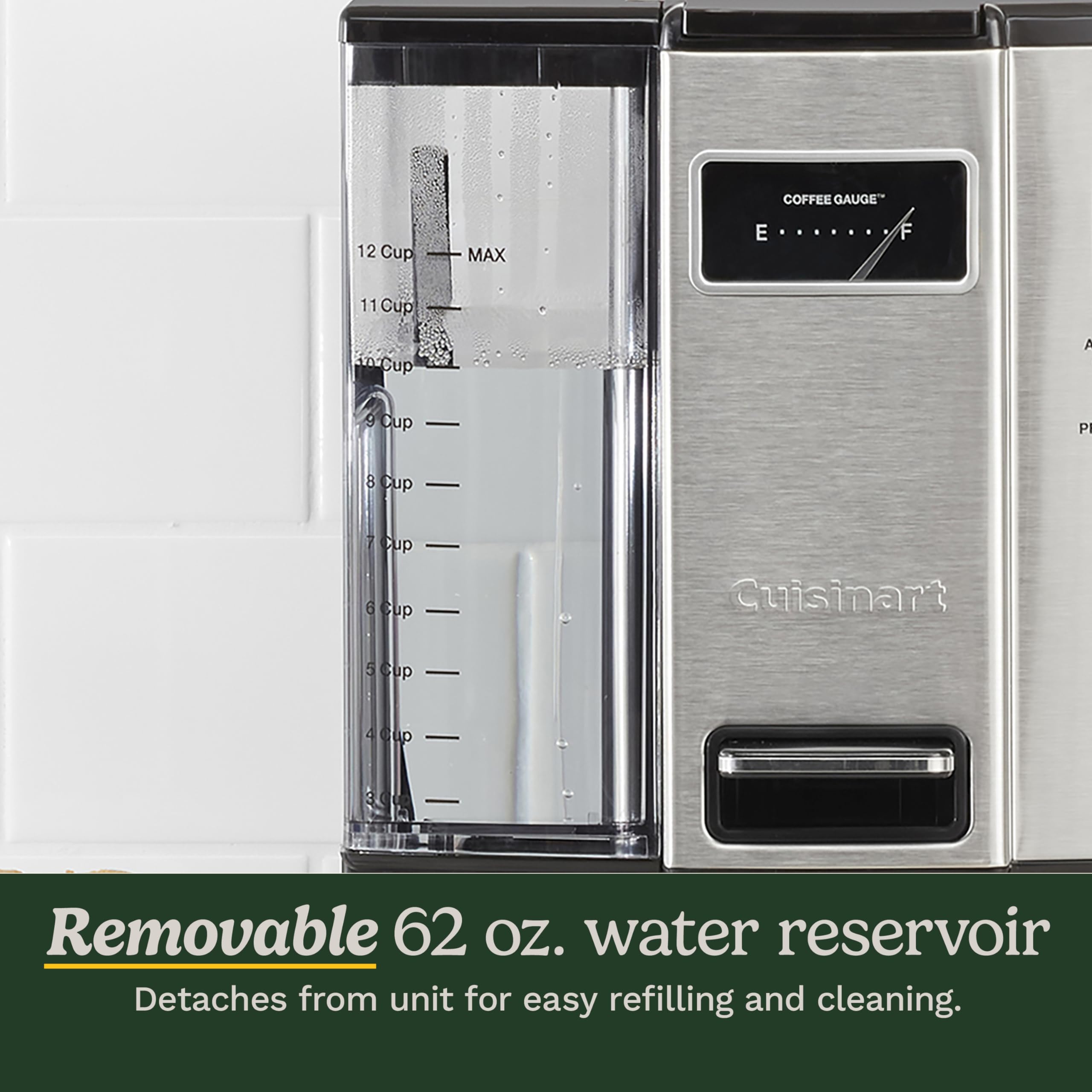 Cuisinart DCC-3000P1 12-Cup Programmable Coffee Maker with Auto Shutoff - Black - Perfect for Home, Office & Entertaining