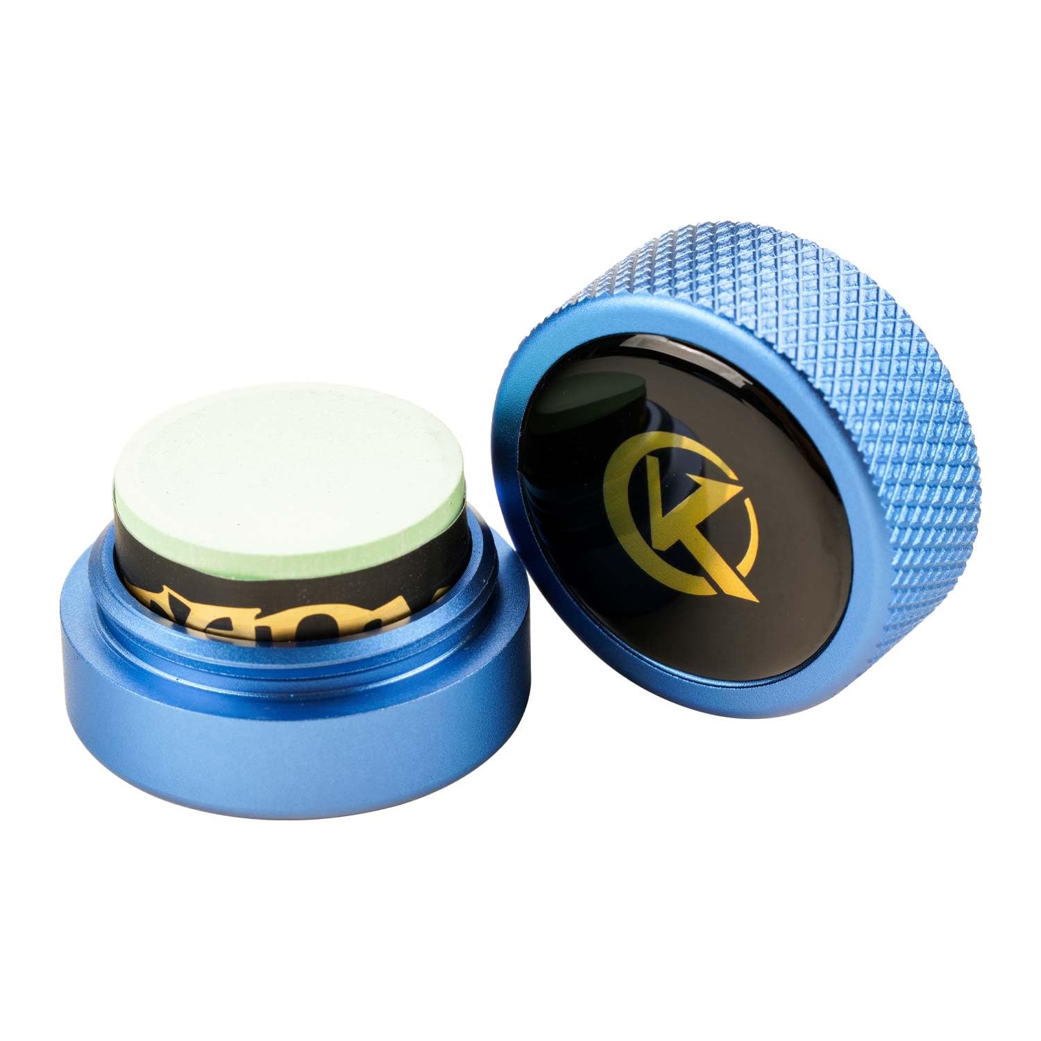 Premium Portable Metal Magnetic Pool Cue Chalk Holder - Round & Square Options for Billiard, Snooker & Pool Accessories | Perfect for Home Game Rooms, Bars & Professional Tournaments