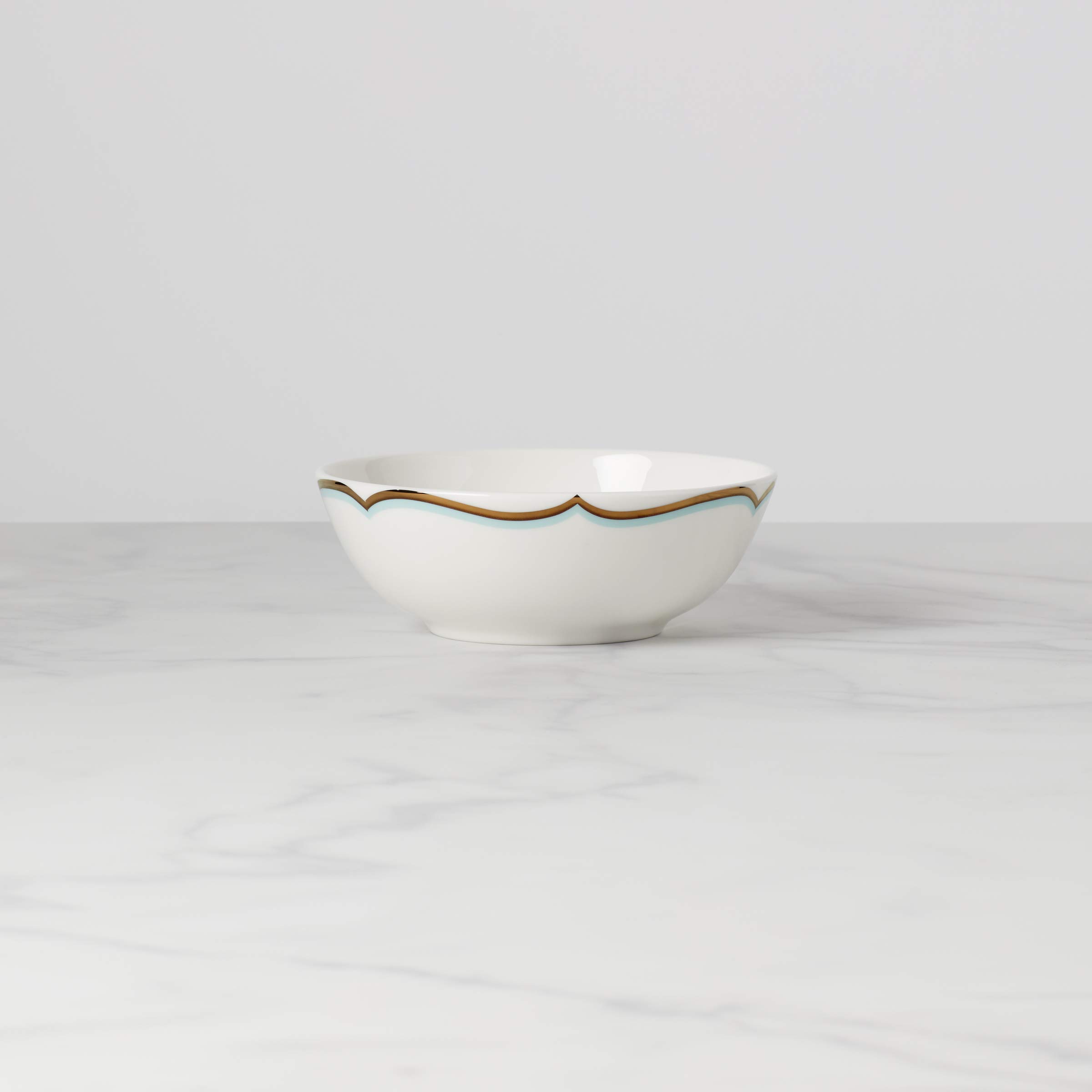 Lenox Aquamarine Contempo Luxe Place Setting Bowl - Elegant 0.65 LB Serving Bowl for Dinner Parties, Wedding Receptions & Holiday Entertaining