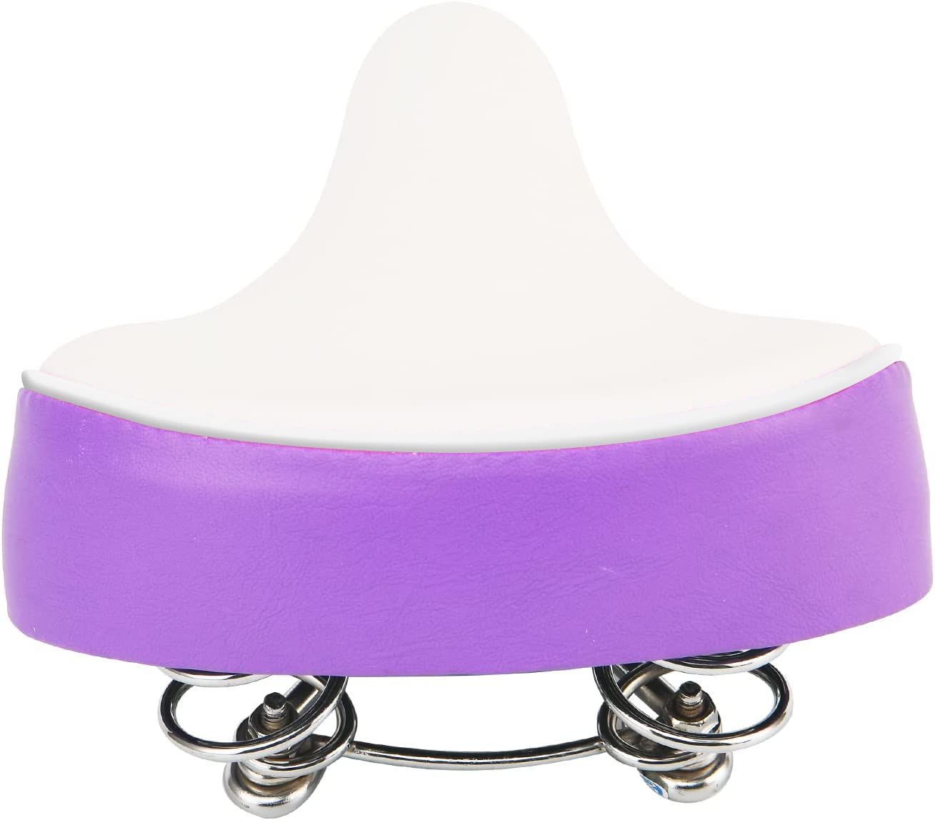 Comfortable Wide Kids Bike Seat for Girls - Purple & Pink - Perfect for Family Rides & Outdoor Adventures