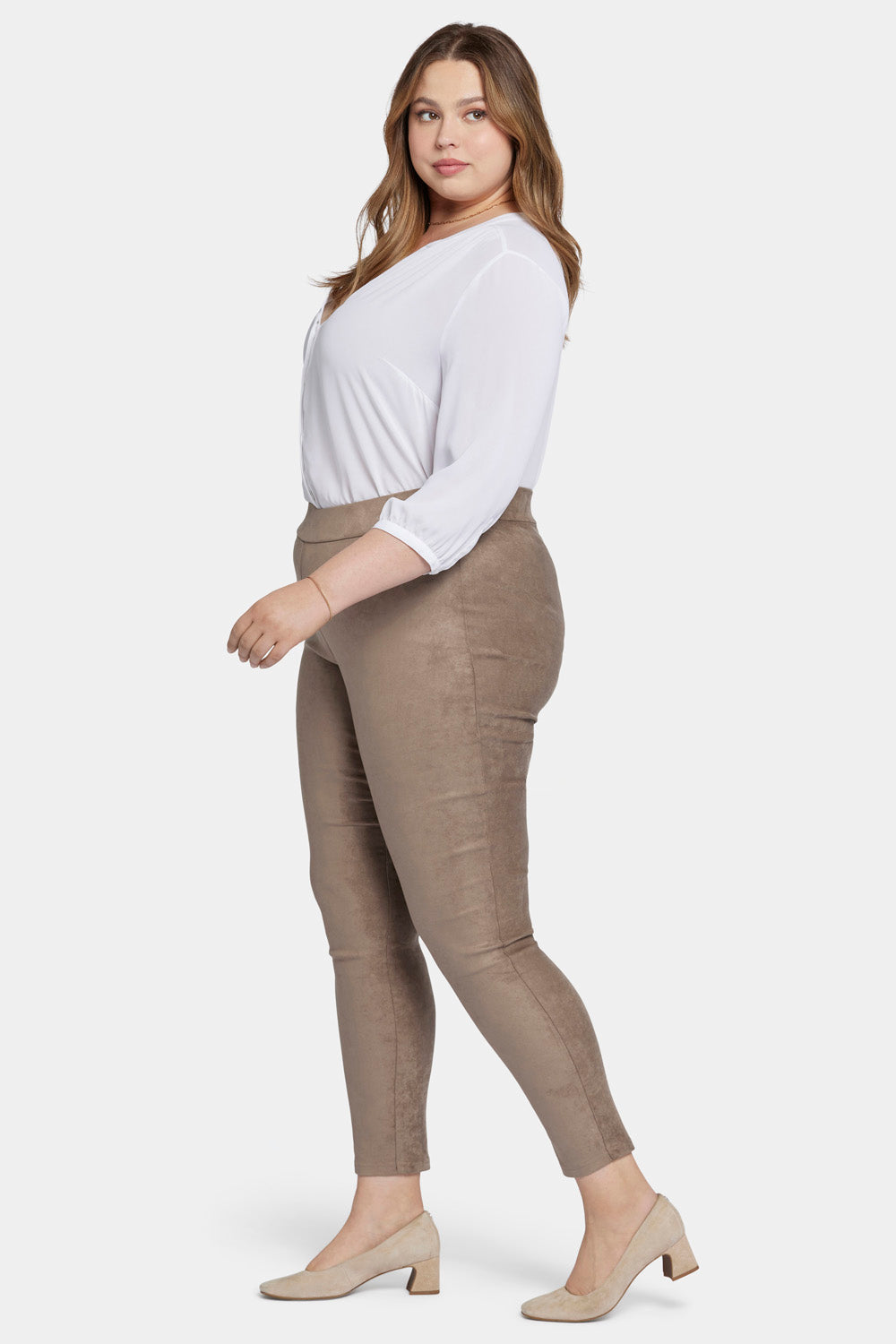 Plus Size Basic Legging Pants - Saddlewood | Comfortable & Stretchy Women's Yoga Pants for Workout, Lounge & Everyday Wear