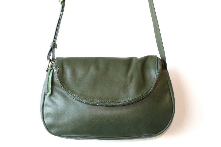 Bonnie Crossbody Sling Bag - Olive Green Women's Fashion Shoulder Bag for Travel, Shopping & Everyday Use
