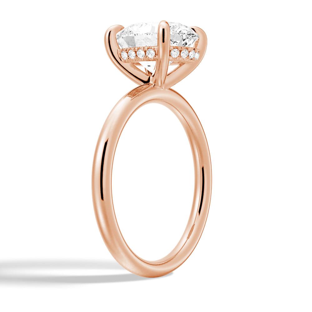Oval Solitaire Moissanite Engagement & Wedding Ring Set for Couples - Matching His & Hers Bands - Perfect for Proposals, Anniversaries & Romantic Occasions