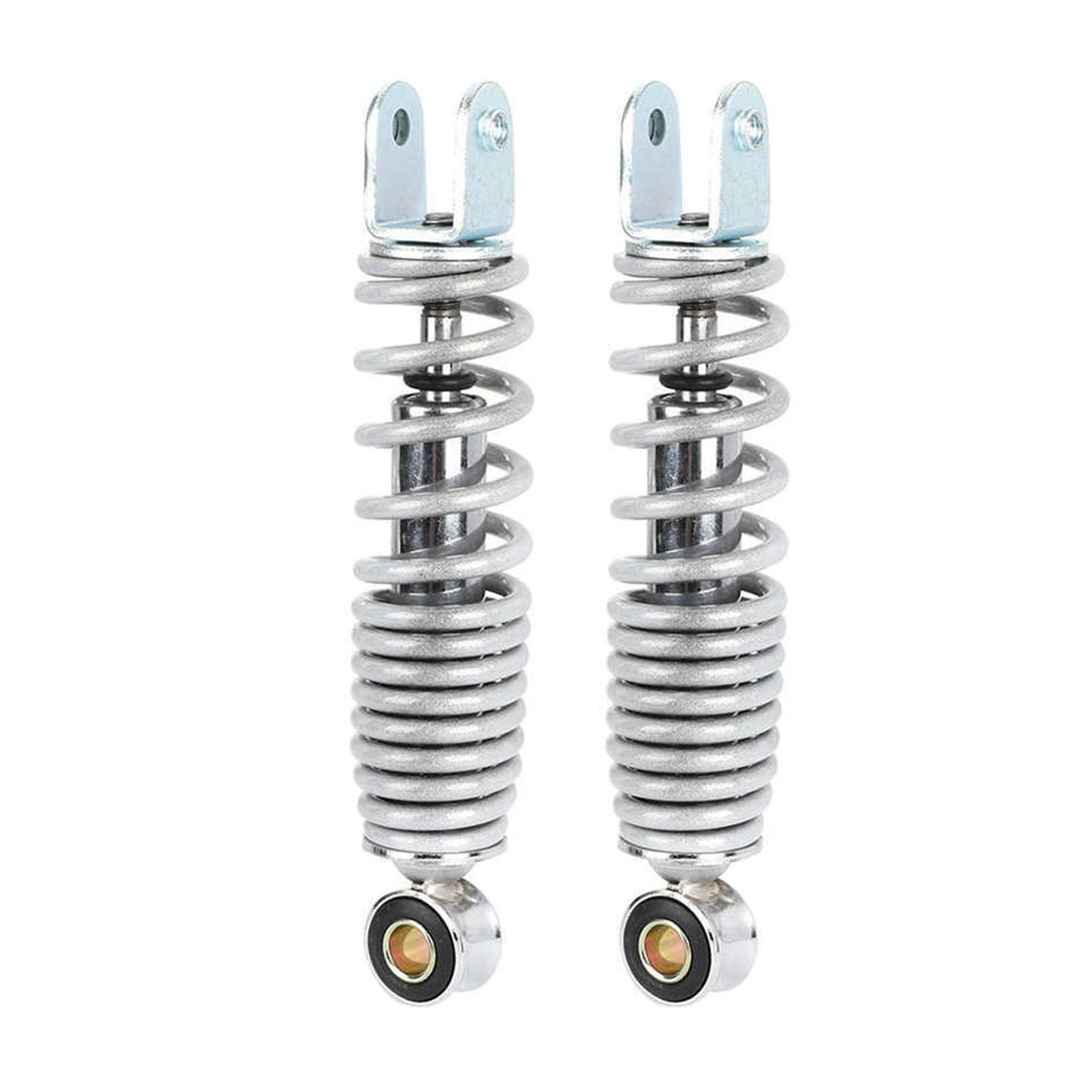 XCJ 2-Pack 12mm/0.5in Motorcycle Rear Shock Absorbers - Heavy Duty Suspension Bumper Springs for Yamaha Y-Zinger PW50 Dirt Bike - Perfect for Off-Road, Motocross & Trail Riding Adventures