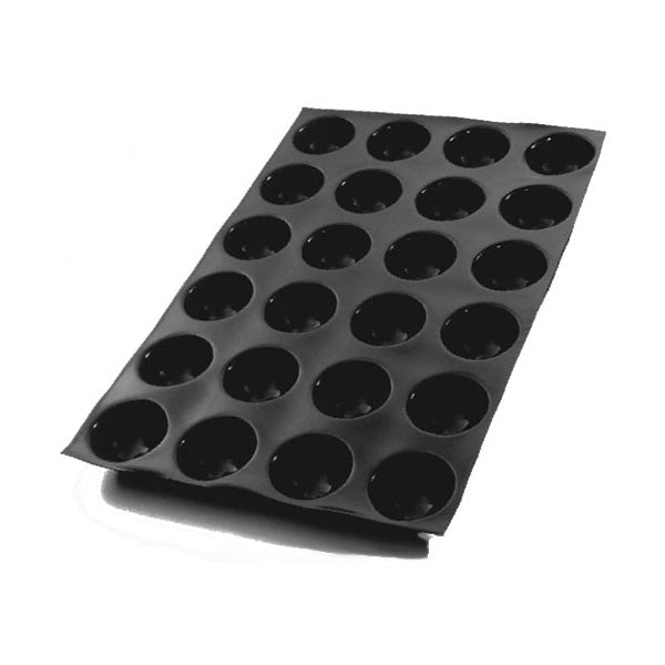 Flexipan 1268 Half Sphere Silicone Baking Mold - Set of 24 Cavities (2.75 Inch Diameter) for Professional Chefs & Home Bakers - Perfect for Chocolate, Ice Cream, Cake Pops & Dessert Presentation