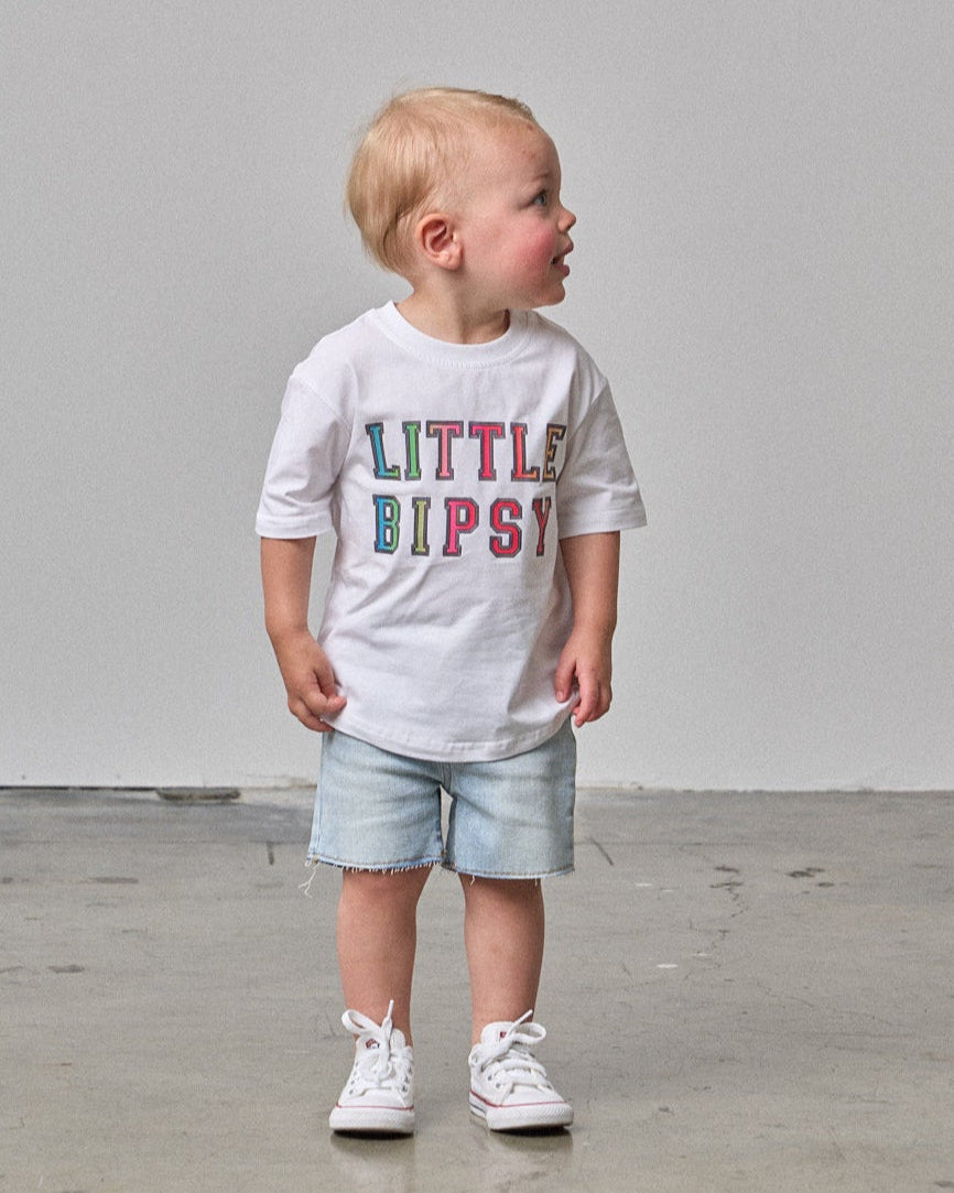 Ombre Little Bipsy Tee - Trendy White T-Shirt for Women | Casual Wear, Layering & Everyday Outfits