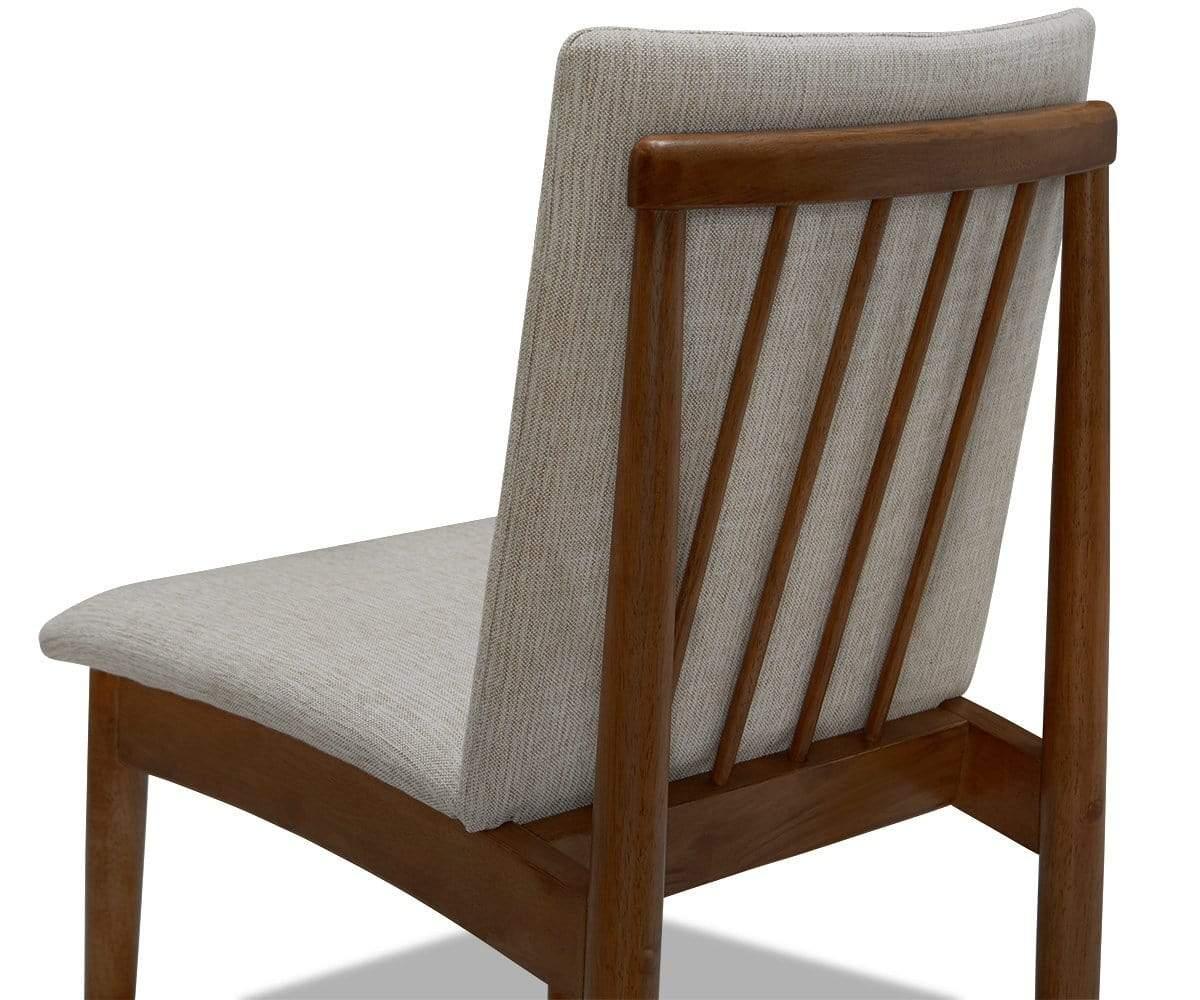 Holfred Modern Dining Chairs Set of 2 - Comfortable Kitchen Chairs with Padded Seat - Sturdy Wooden Dining Room Chairs for Home, Restaurant & Office Use