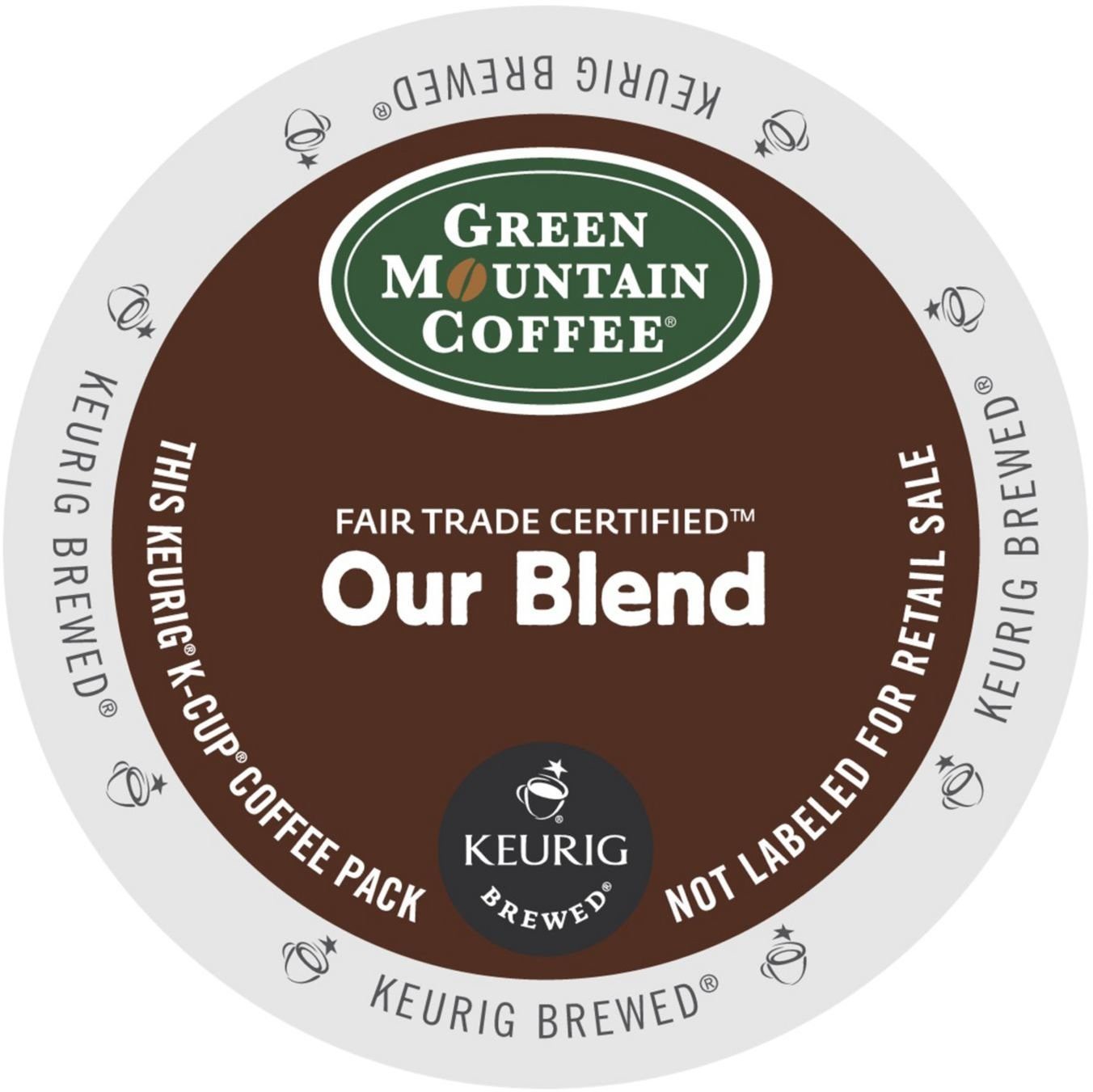 Green Mountain Coffee Our Blend Medium Roast K-Cups - 48 Count (2 Packs of 24) for Keurig Brewers | Rich & Smooth Coffee Pods for Home, Office & Morning Energy Boost