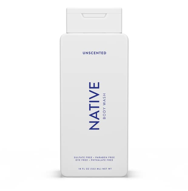 Natural Unscented Body Wash for Sensitive Skin - 18oz (Pack of 2) | Gentle Daily Cleanser for Men & Women | Perfect for Dry Skin & Allergies