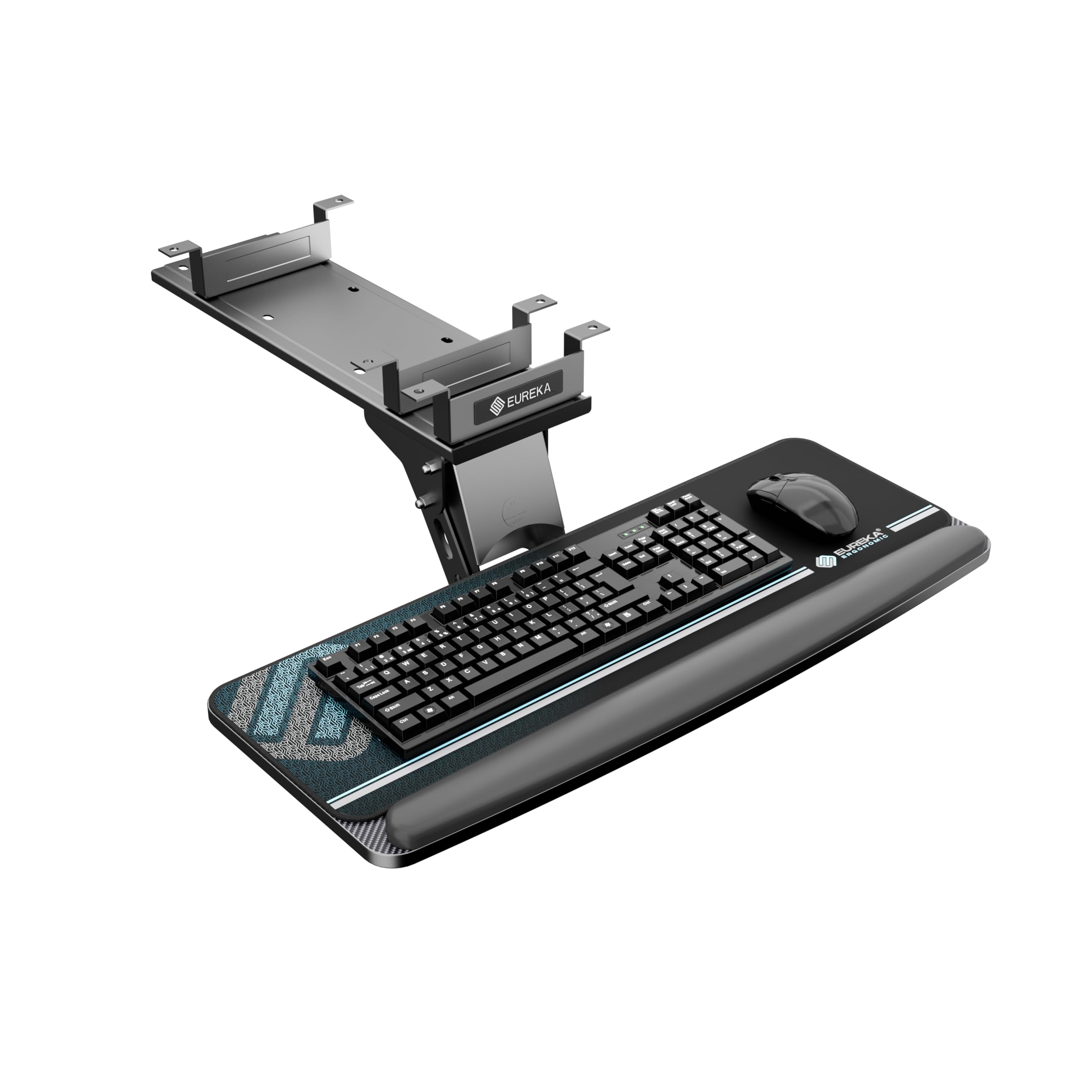 EUREKA ERGONOMIC Adjustable Under Desk Keyboard Tray - 25x9.13