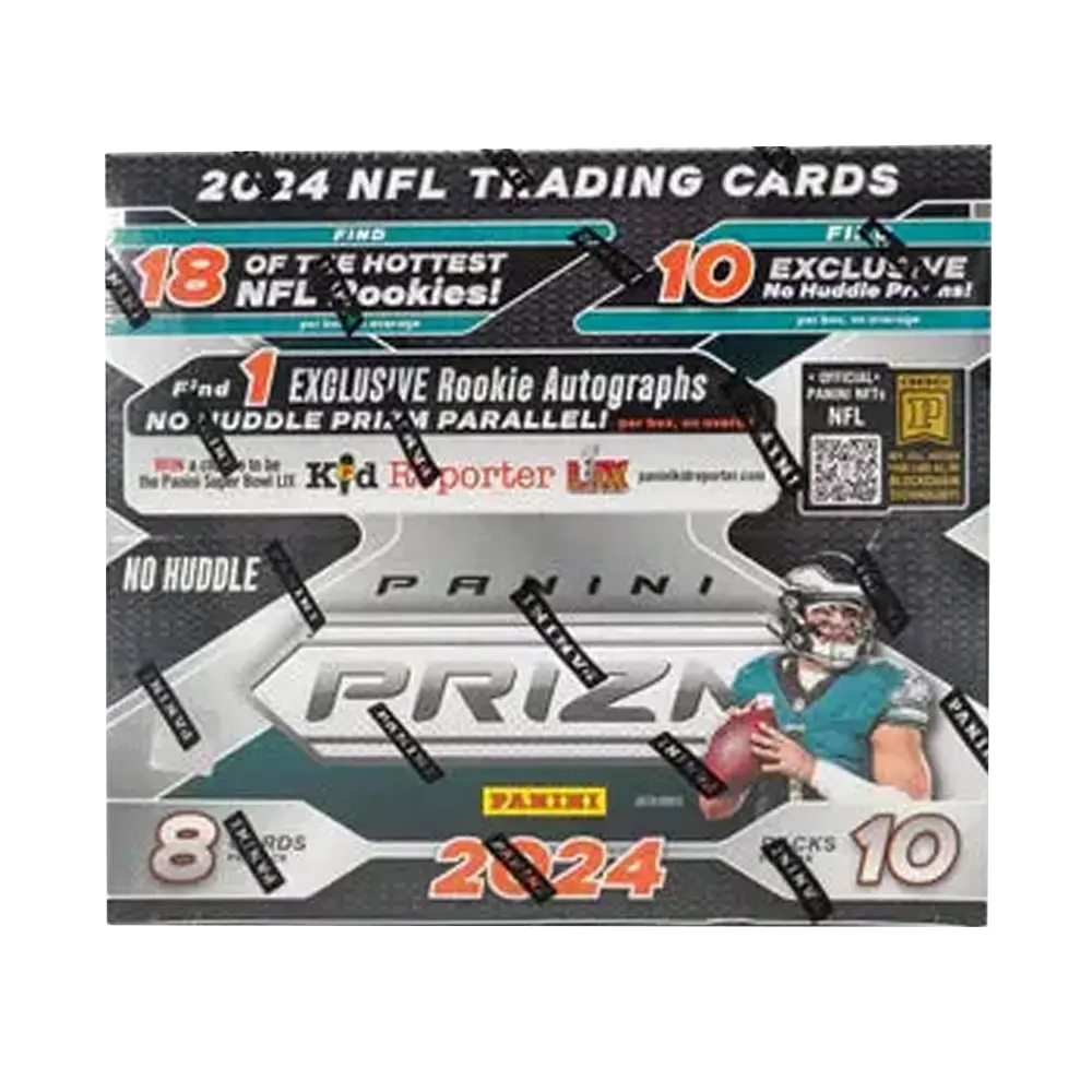 2024 Panini Prizm Football No Huddle Box - Exclusive Trading Cards Collection for NFL Fans | Perfect for Collectors, Investors & Fantasy Football Enthusiasts
