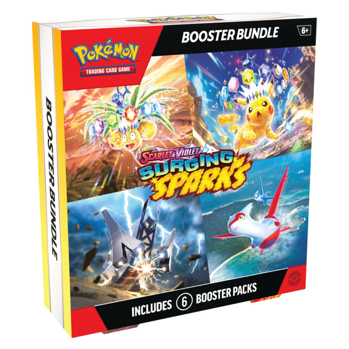 Pokemon TCG SV08 Surging Sparks Booster Bundle - 36 Packs for Collectors & Players | Perfect for Trading Card Battles & Collection Expansion