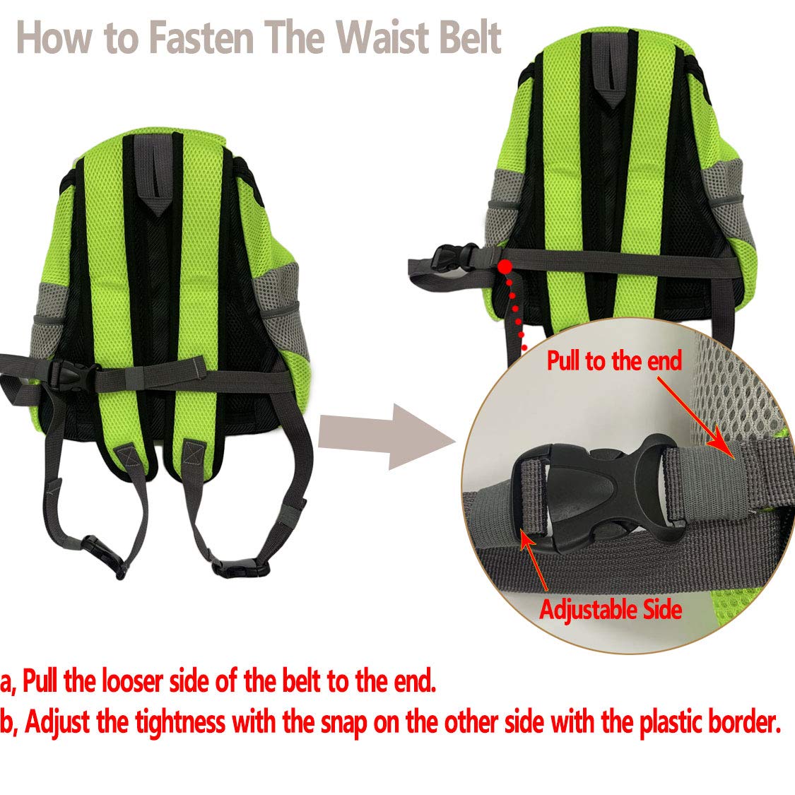 Hands-Free Pet Carrier Backpack for Small Dogs & Cats (2-26 lbs) - Breathable Head-Out Design with Waterproof Bottom - Perfect for Hiking, Travel, Airplane & Outdoor Adventures