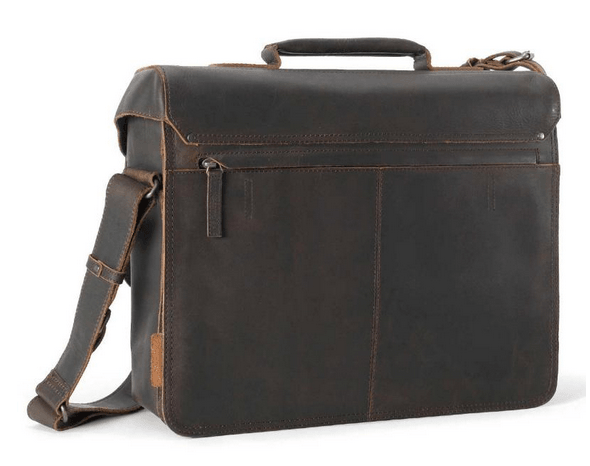 Premium Hunter Finn Business Bag for Men & Women - Durable Leather Laptop Briefcase for Office, Work & Travel - Stylish Professional Messenger Bag for Business Professionals & Commuters