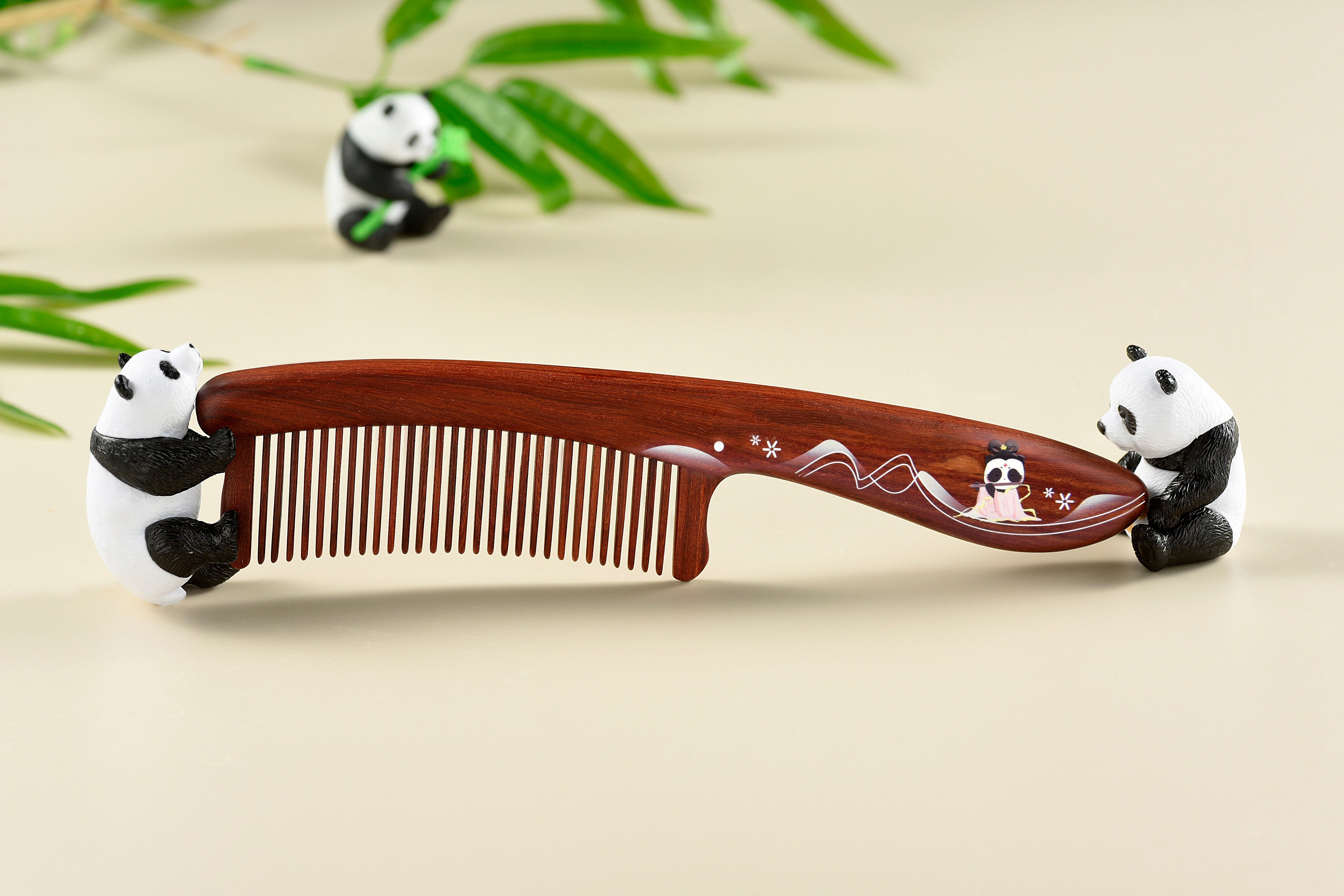 Elegant Jade Flute Hair Comb - Handcrafted Hair Accessory for Women | Perfect for Weddings, Prom & Special Occasions
