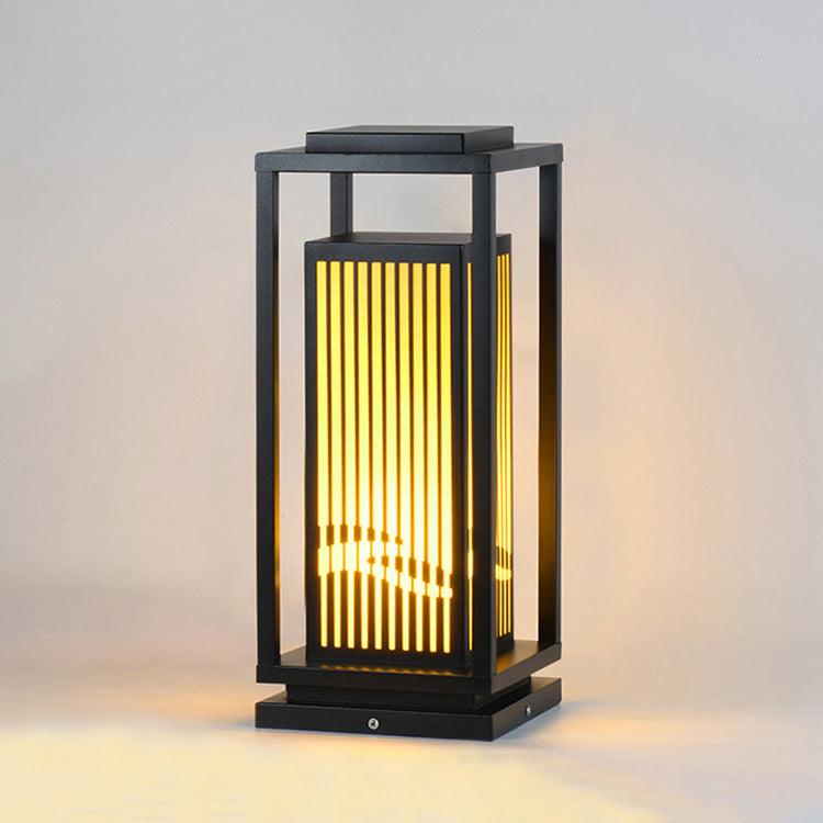 Square Cage Outdoor Light - Weatherproof LED Hanging Light for Patio, Garden, Porch, and Backyard Decor - Perfect for Outdoor Parties and Evening Ambiance