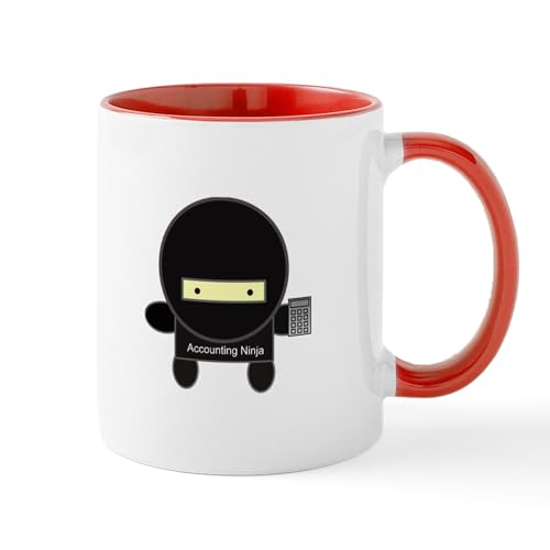 White/Red Inside - Accounting Ninja Mug