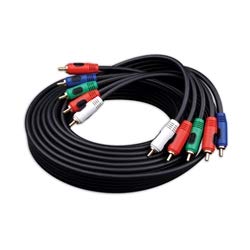 Vanco 5 RCA HD Component Cable - 50Ft High-Quality Audio Video Cable for Home Theater, Gaming & TV Setup - Compatible with DVD Players, Projectors & AV Receivers
