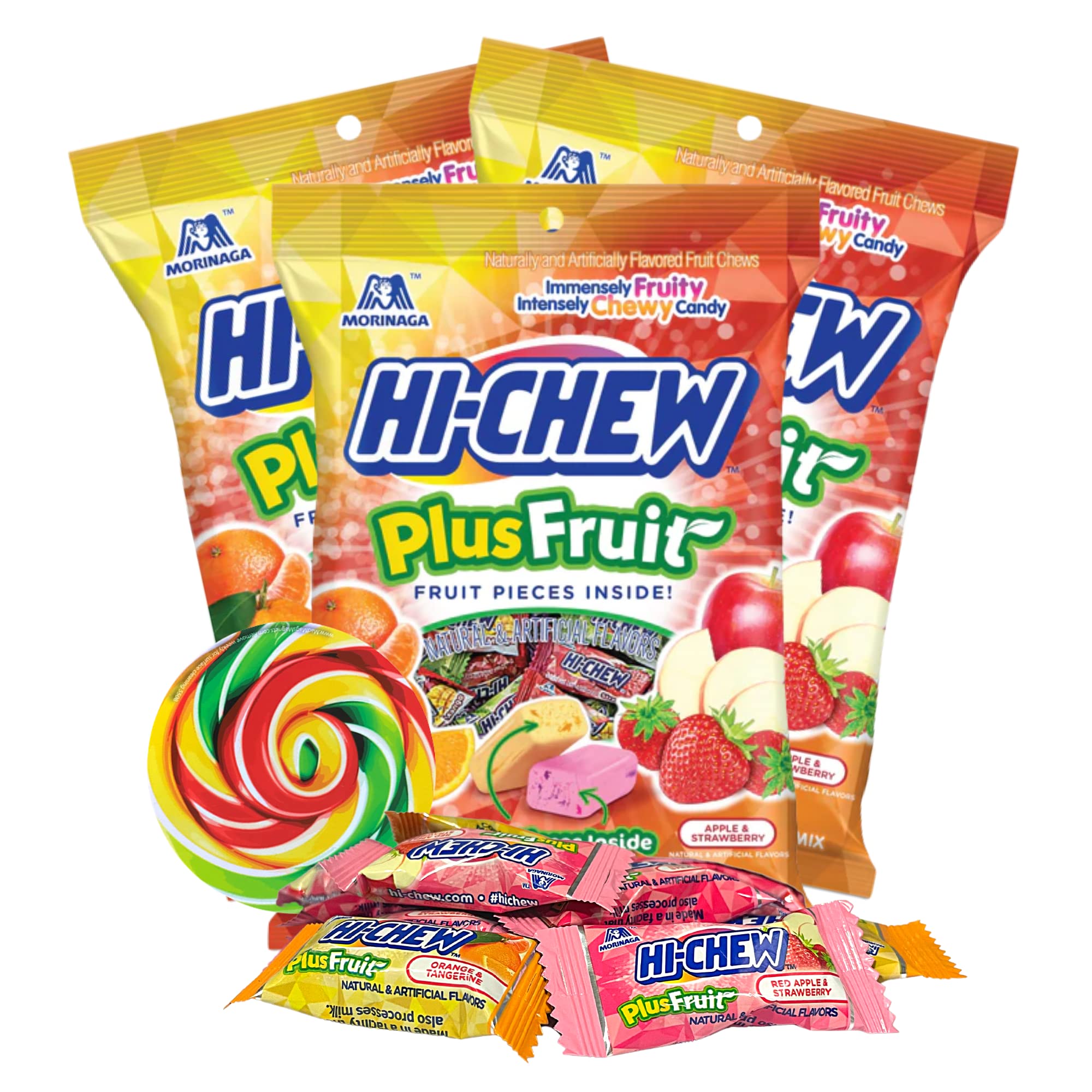 Needzo Plus Fruit Sunrise Mix Chewy Candies with Real Fruit Pieces - Authentic Japanese Candy (Pack of 3, 2.82oz) - Perfect for Snacking, Gifts & Asian Treat Lovers