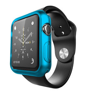 Apple Watch Series 3 Protective Case - Shockproof Silicone Cover for 38mm/42mm Smartwatch - Perfect for Sports, Workouts & Outdoor Activities