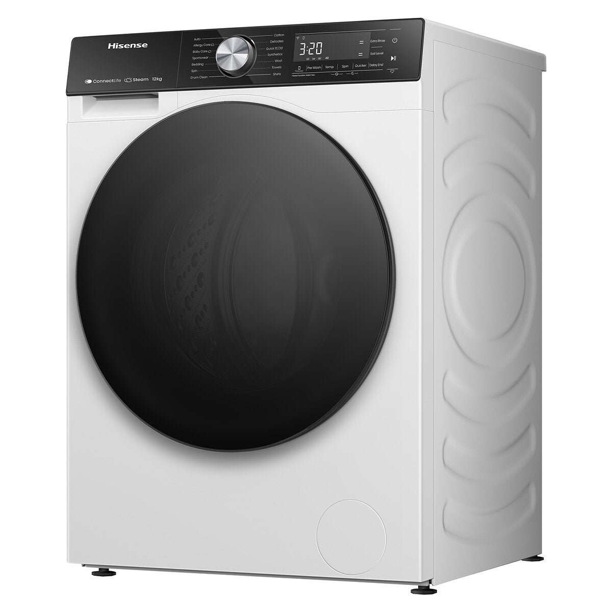 Hisense 12kg Series 5 Front Load Washing Machine HWF5S1214 - Energy Efficient, Quiet Operation for Laundry Rooms & Apartments | Perfect for Families & Small Spaces