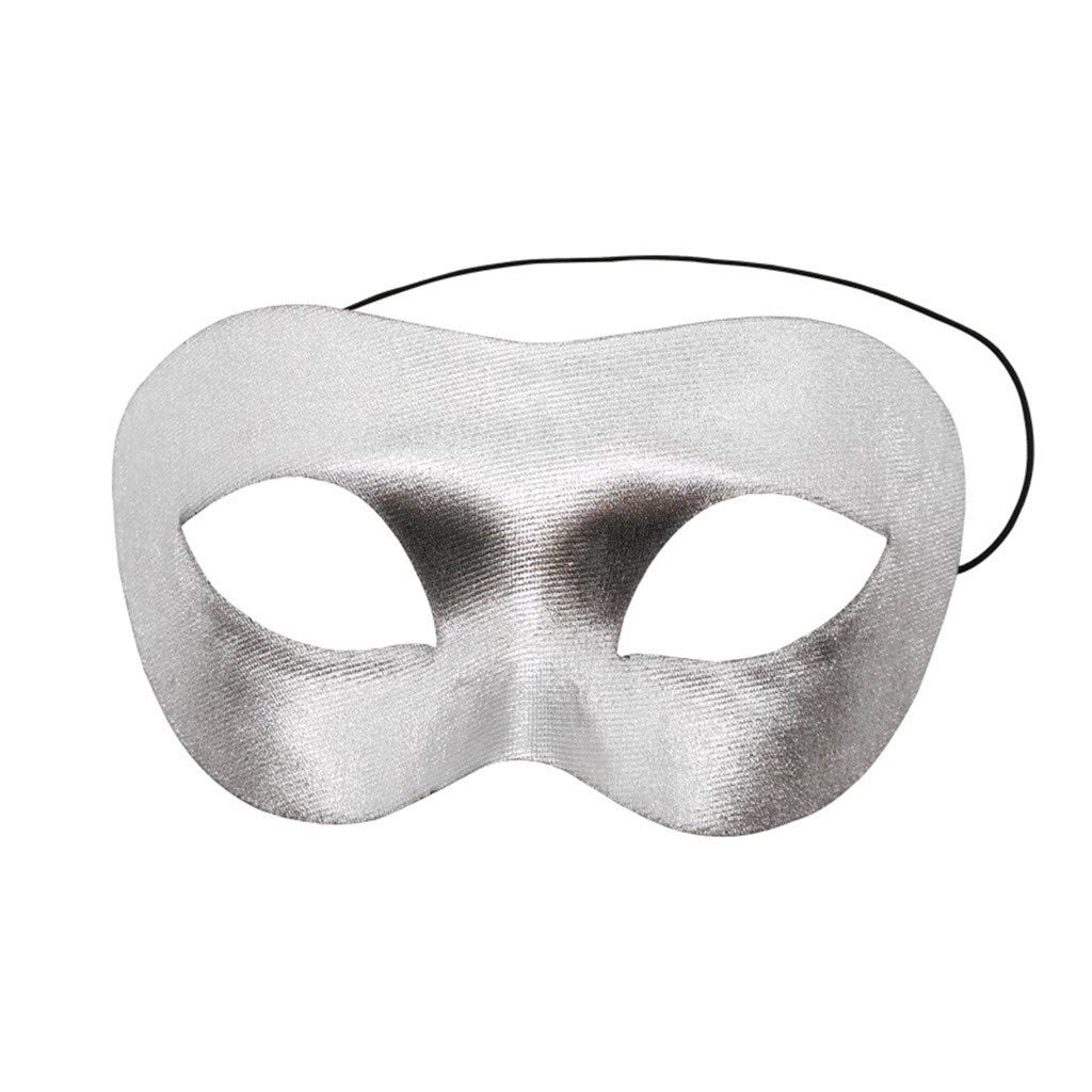 Halloween Mask for Men - Scary Half Face Masquerade Mask for Costume Parties, Balls & Halloween Events - Perfect for Adults & Kids Costume Accessories