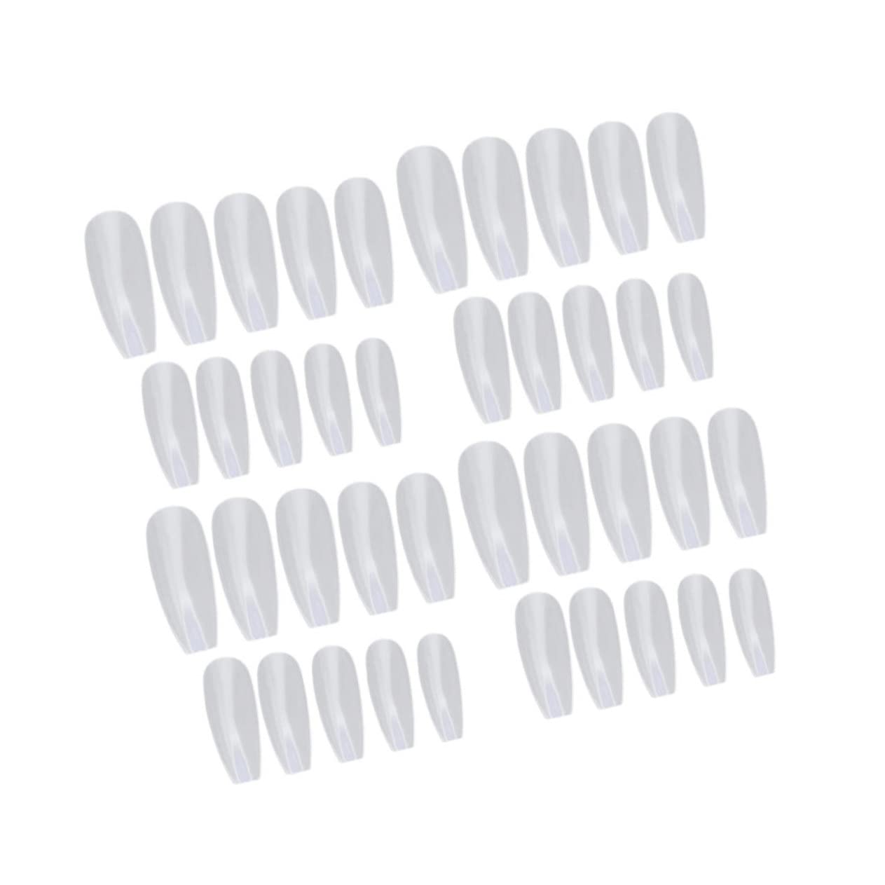 Lurrose 600 Pieces French Nail Stickers - Self-Adhesive Artificial Nail Tips for DIY Nail Art, Acrylic False Nails & Manicure Decals | Perfect for Salon, Home Use & Party Nail Designs